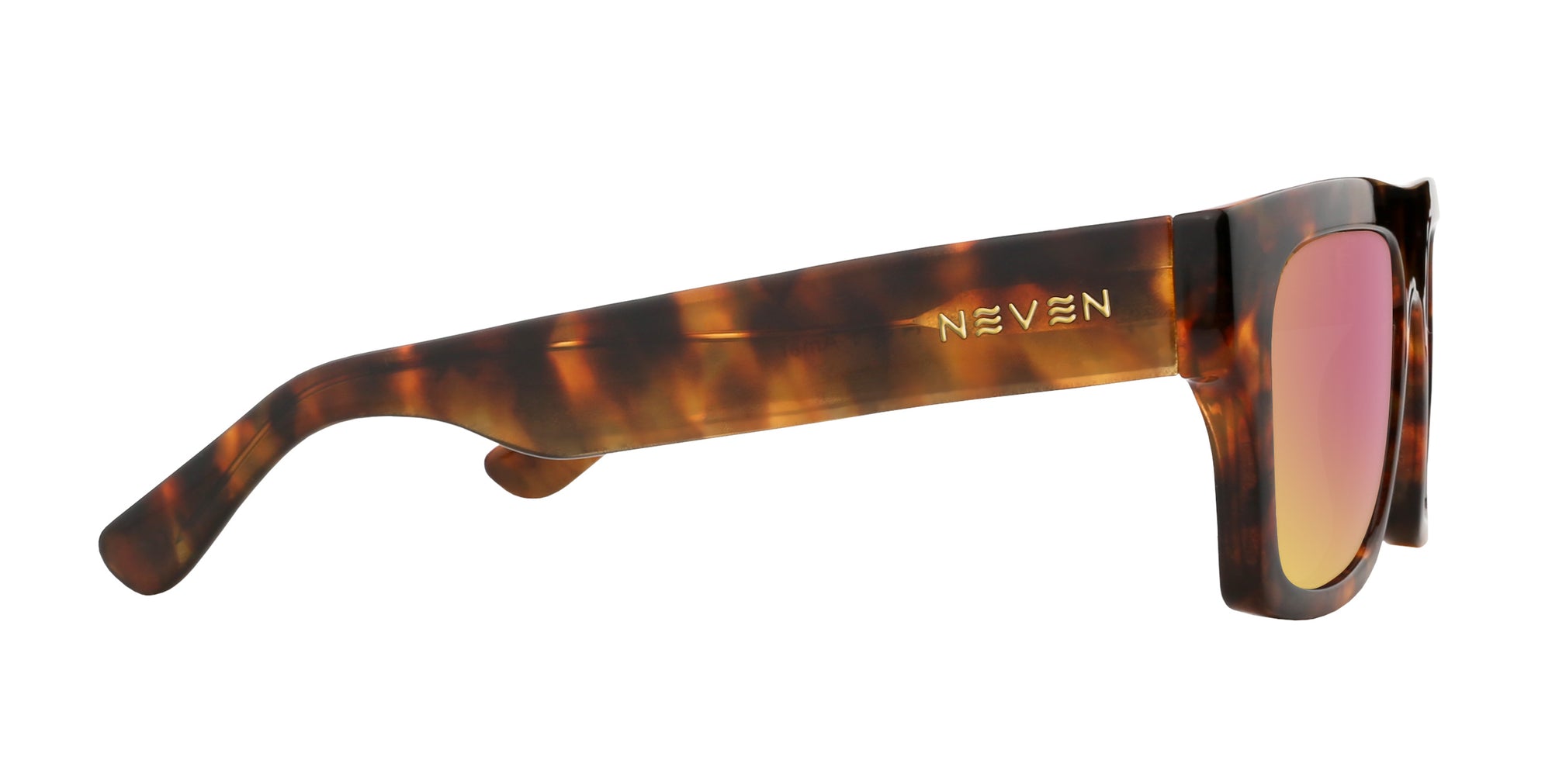 Amar tortoise shell rectangular prescription glasses from Neven Eyewear.