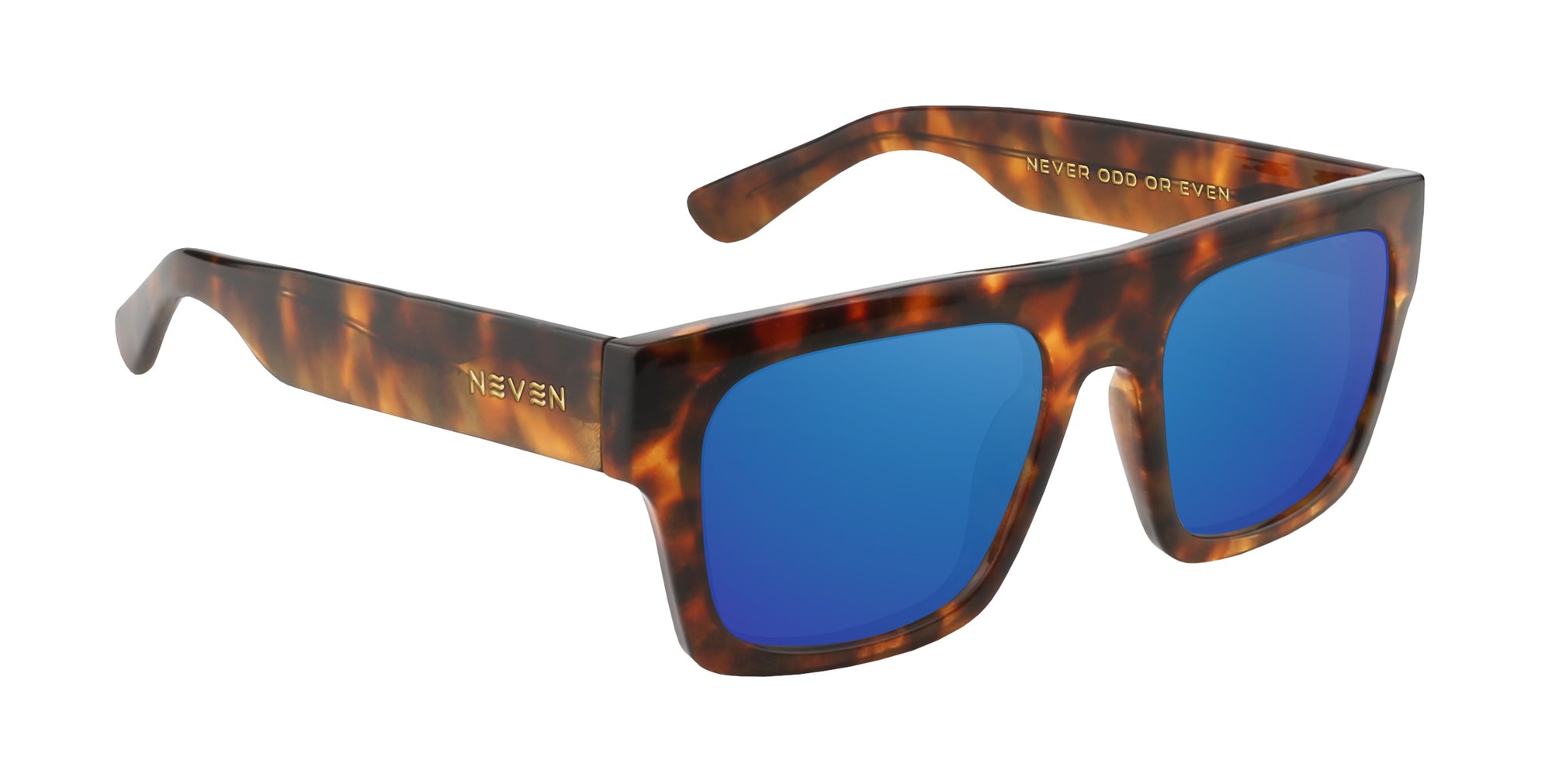 Amar tortoise shell rectangular prescription glasses from Neven Eyewear.