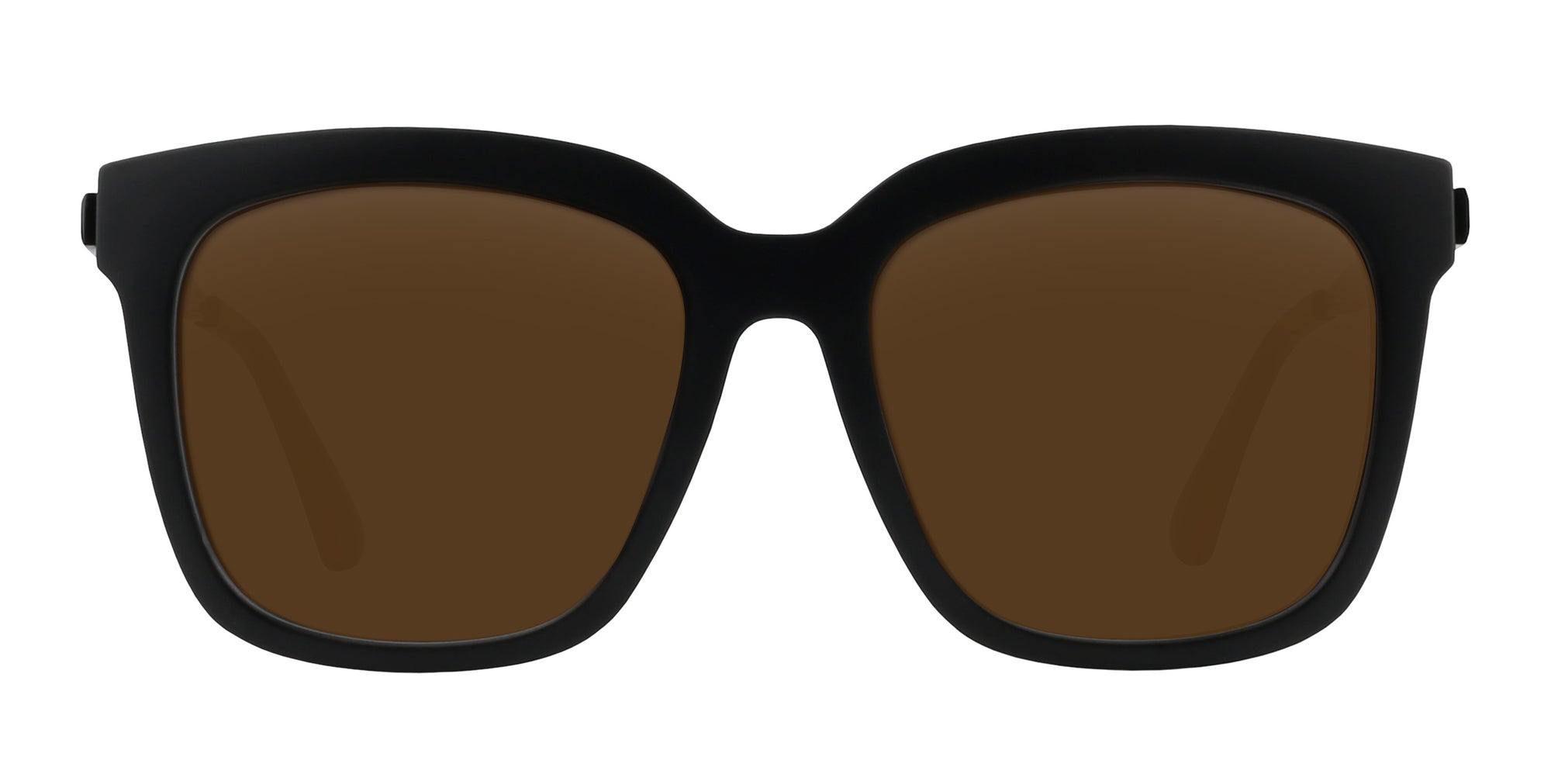 Lido matte black square prescription glasses from Neven Eyewear.