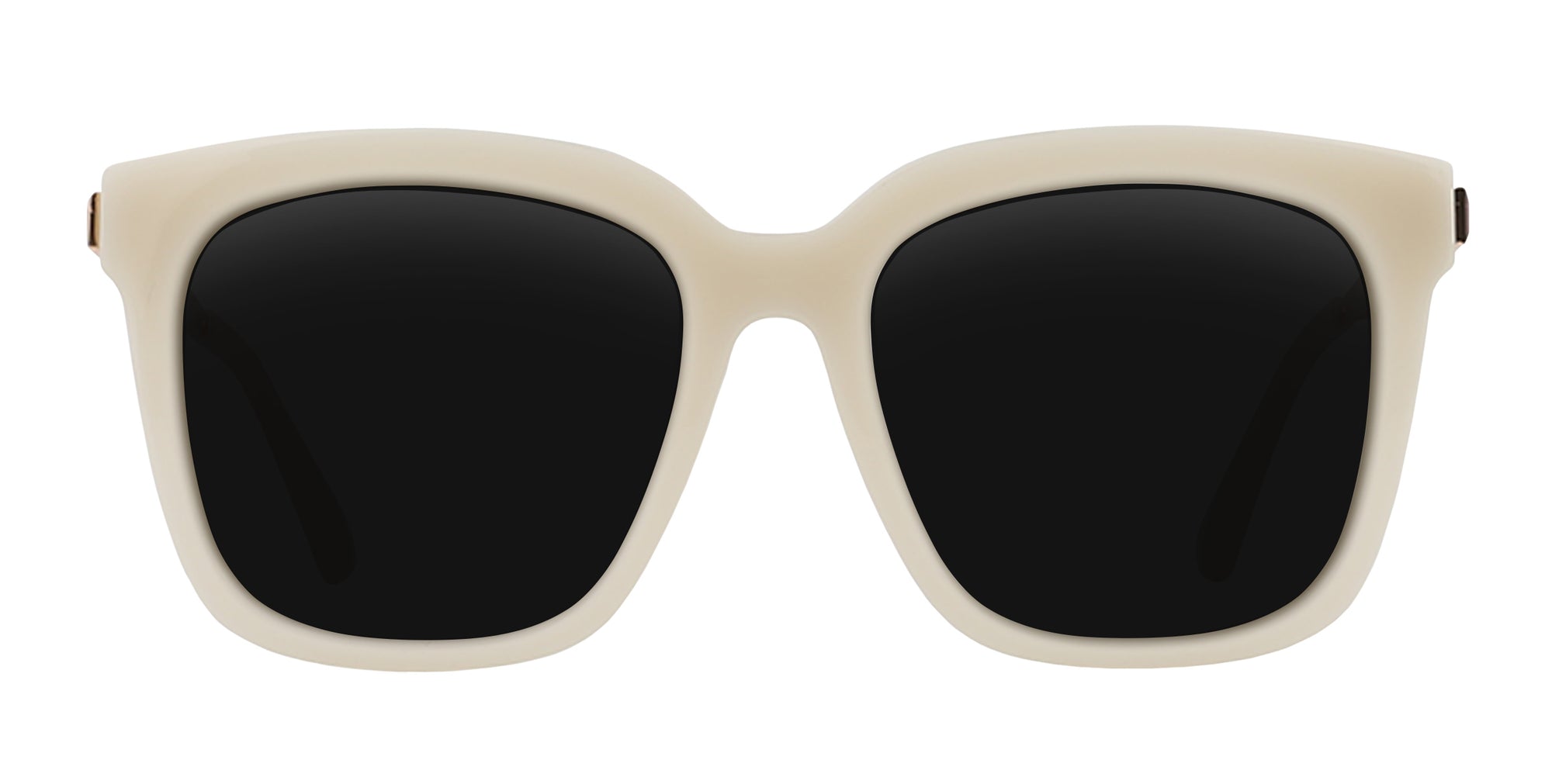 Sand Dollar Cream Square prescription glasses from Neven Eyewear.