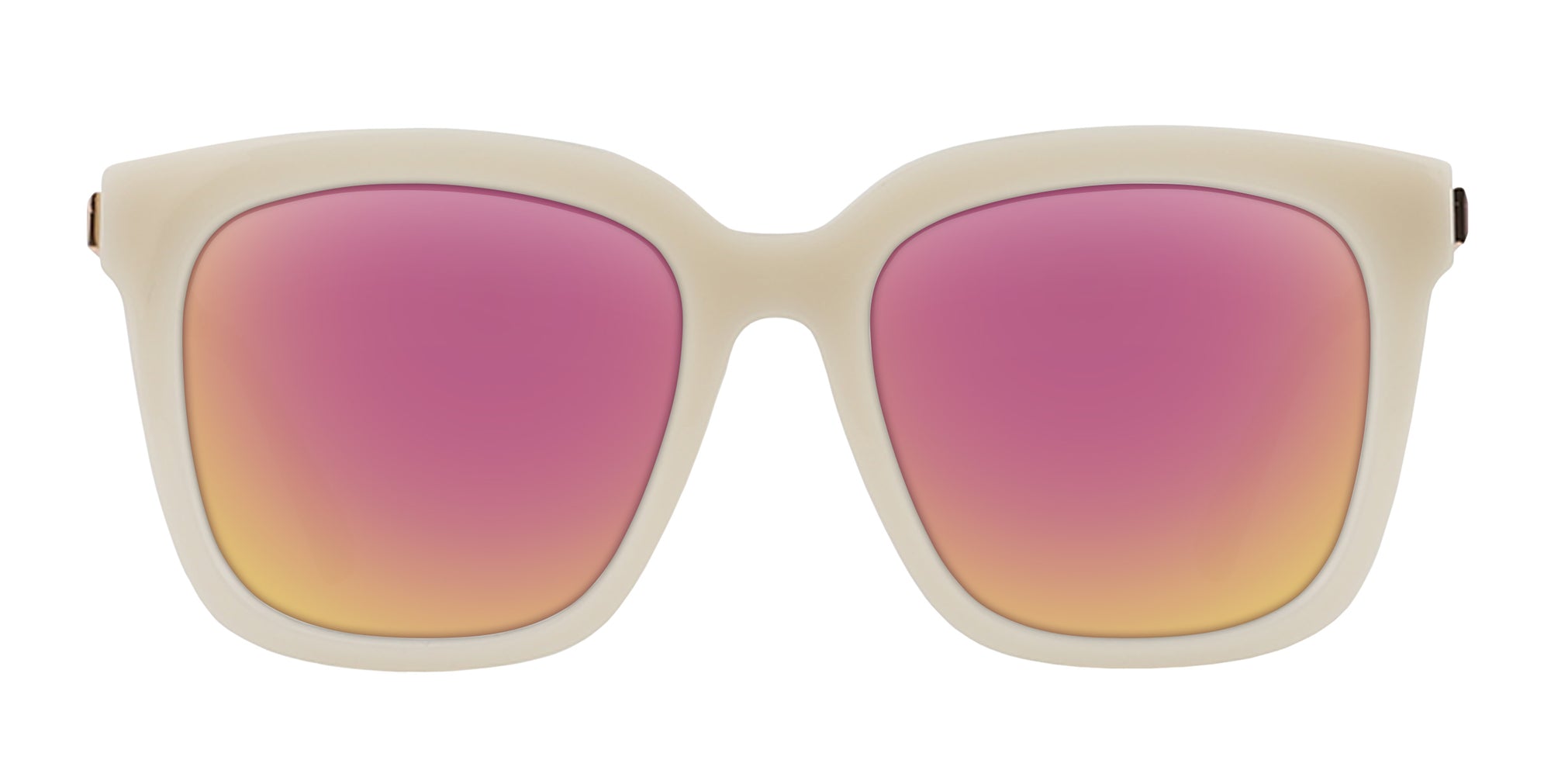 Sand Dollar Cream Square prescription glasses from Neven Eyewear.
