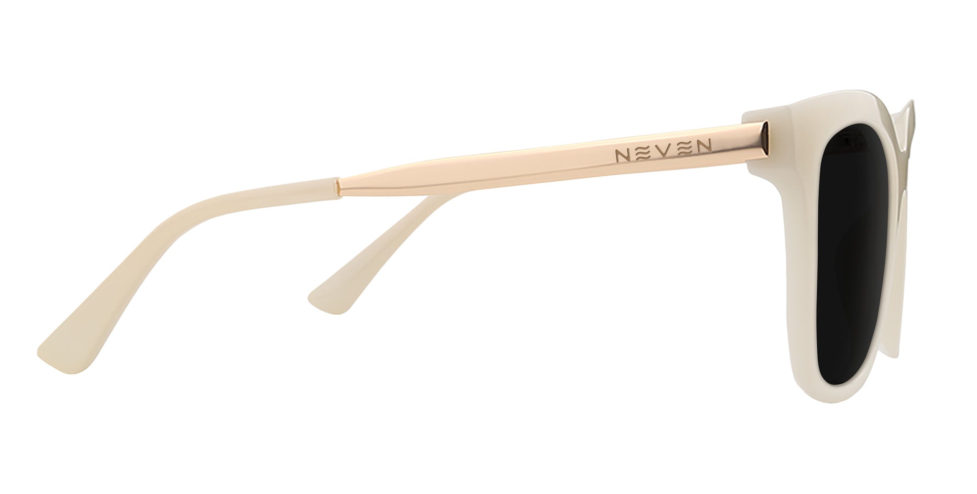 Sand Dollar Cream Square prescription glasses from Neven Eyewear.