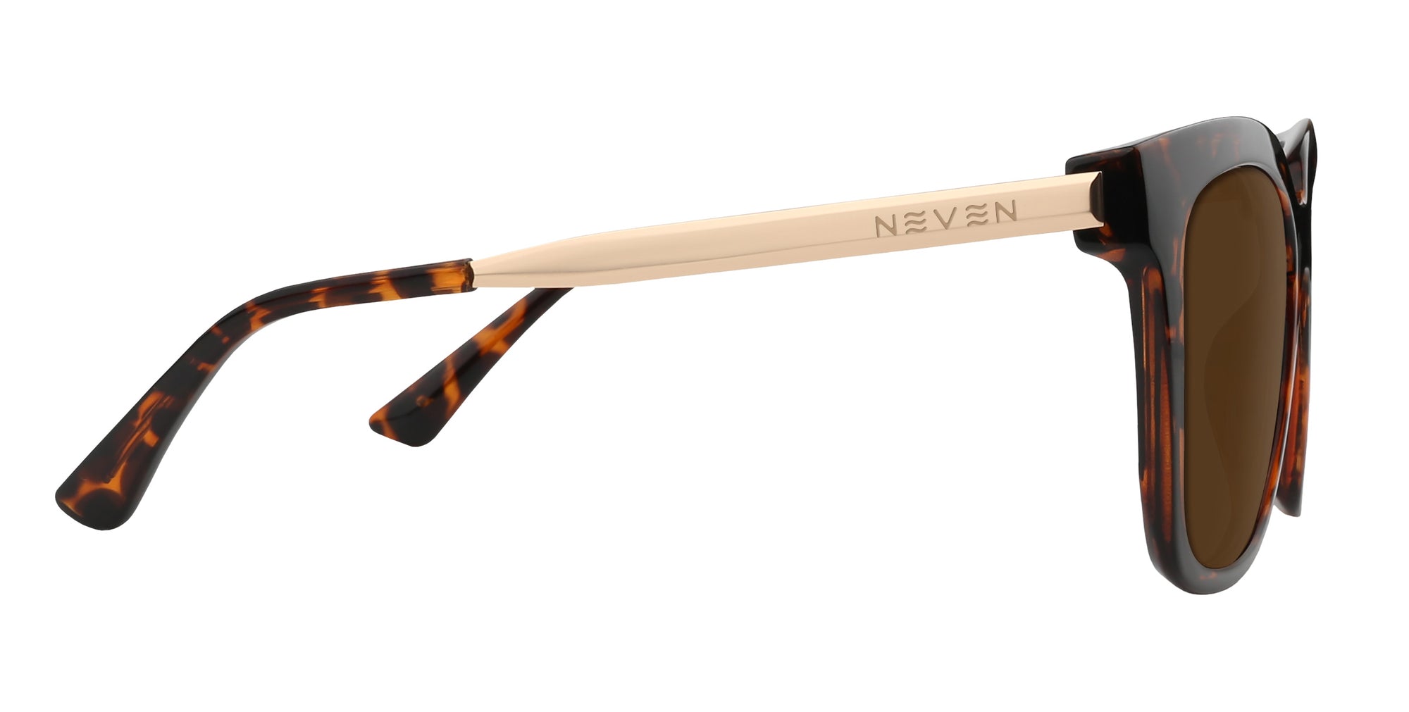 Sarasota tortoiseshell square polarized sunglasses from Neven Eyewear.