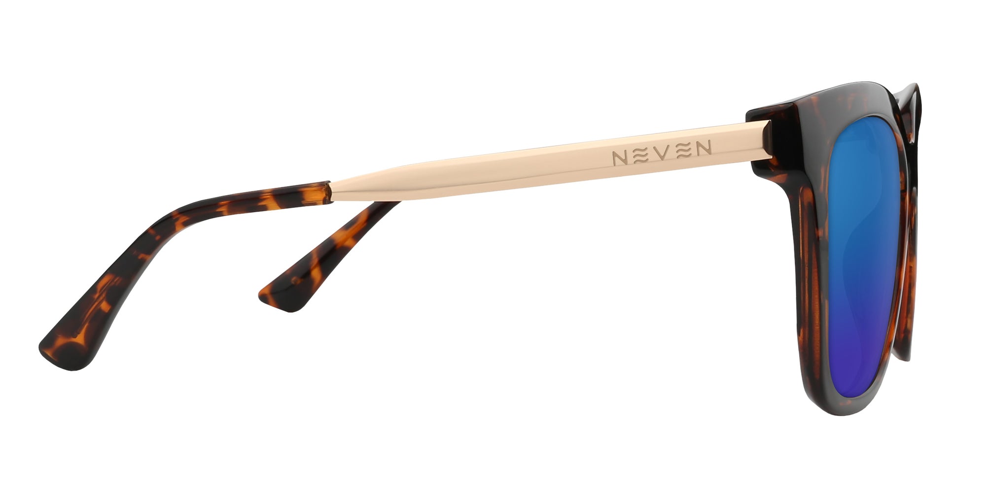 Sarasota tortoiseshell square polarized sunglasses from Neven Eyewear.
