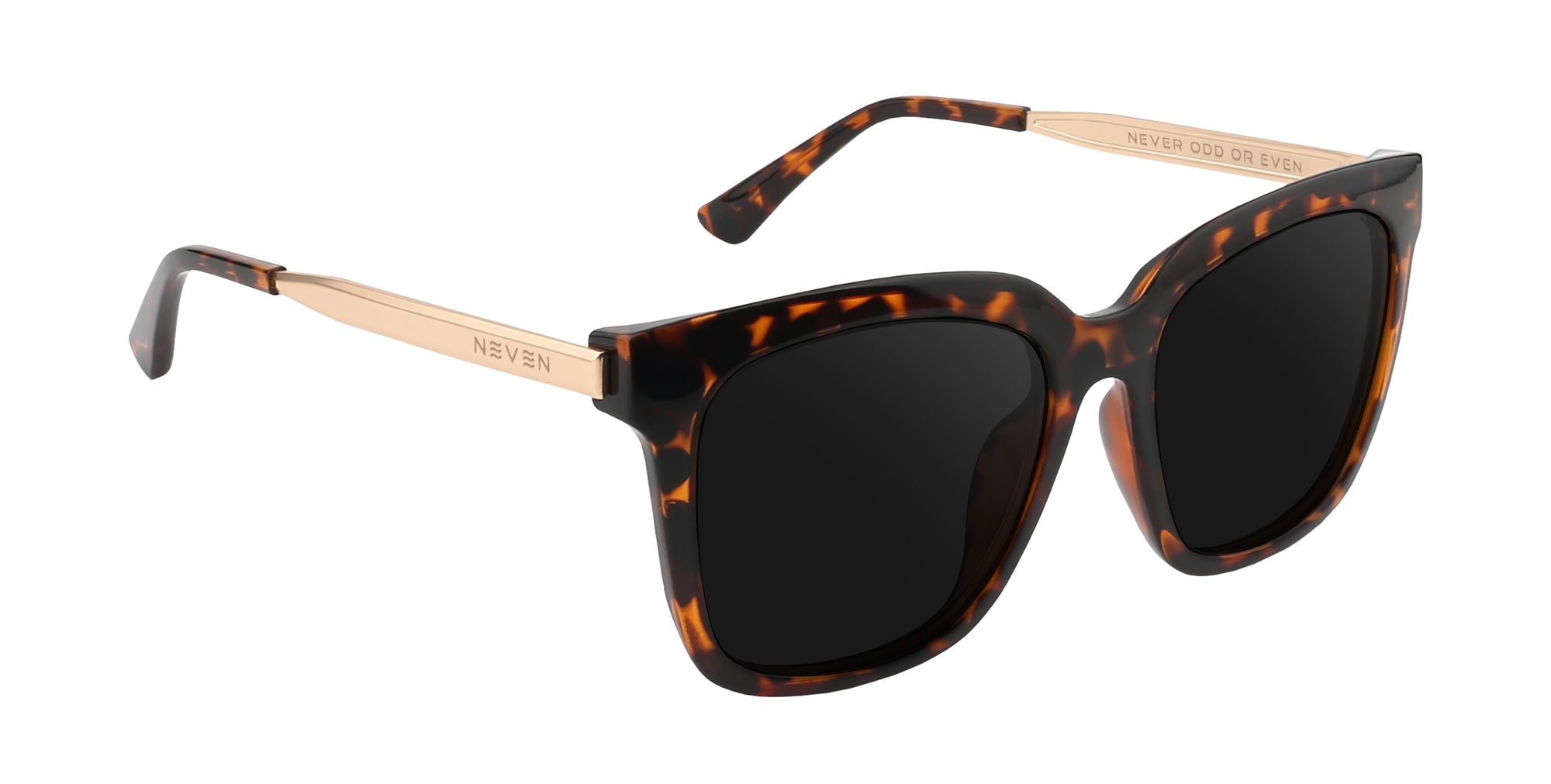 Sarasota tortoiseshell square polarized sunglasses from Neven Eyewear.