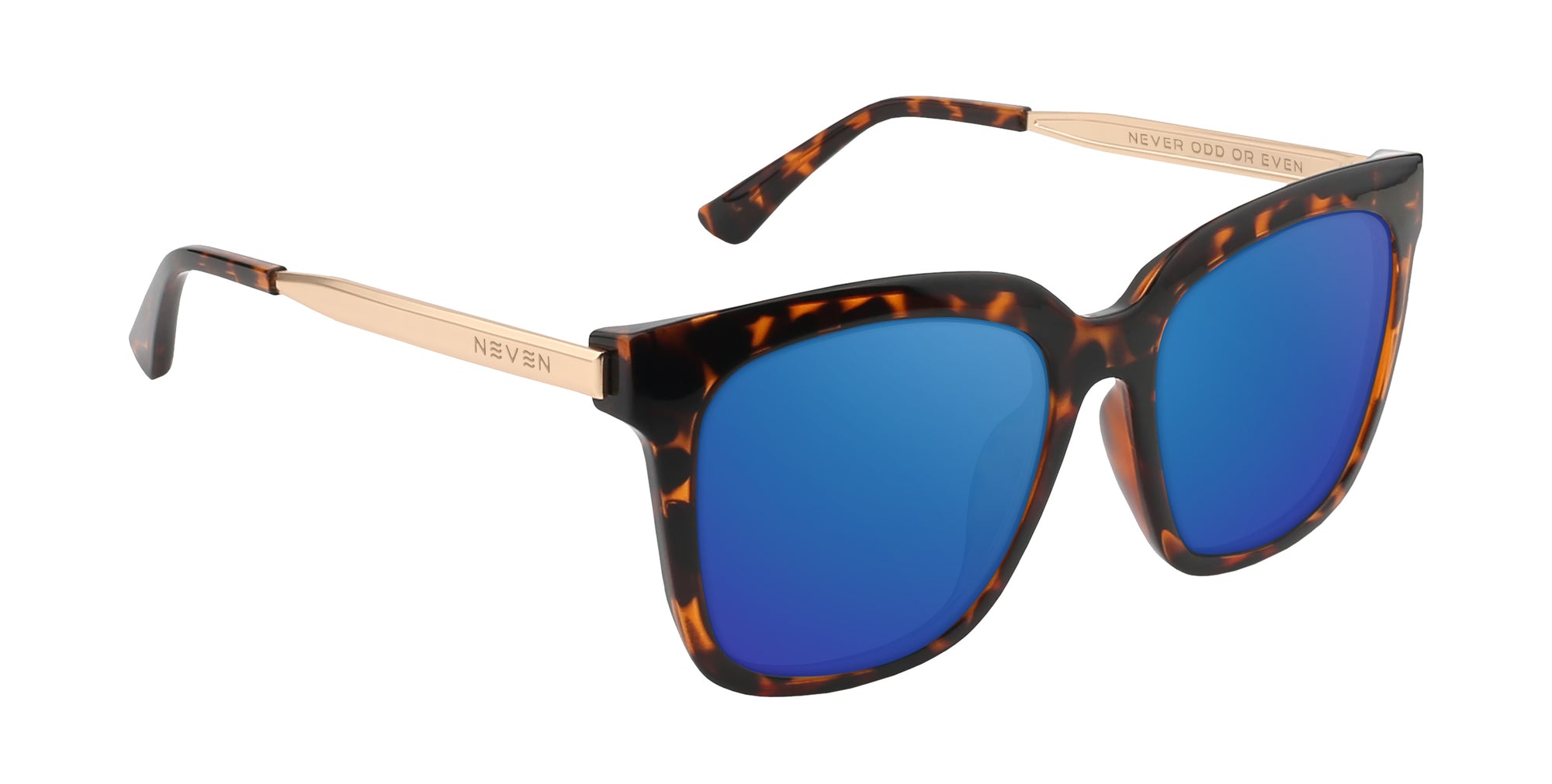 Sarasota tortoiseshell square polarized sunglasses from Neven Eyewear.