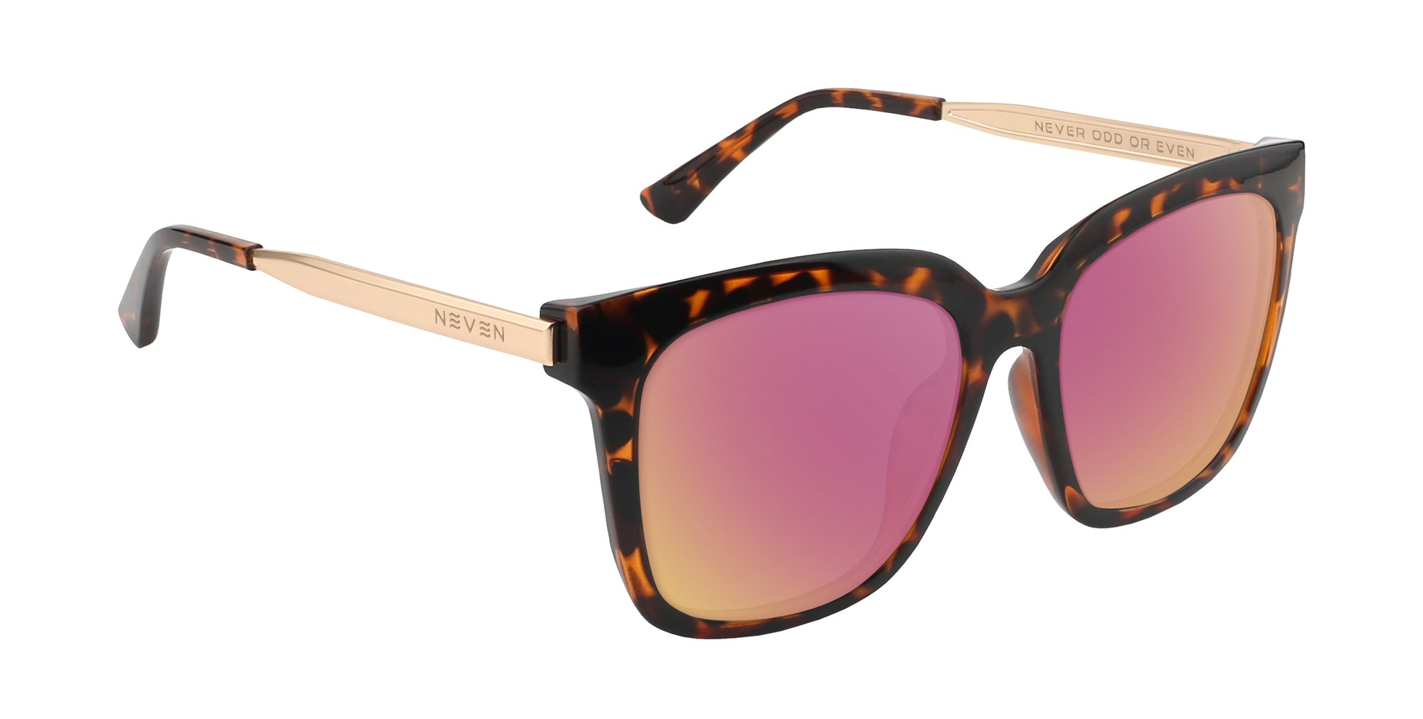Sarasota tortoiseshell square polarized sunglasses from Neven Eyewear.