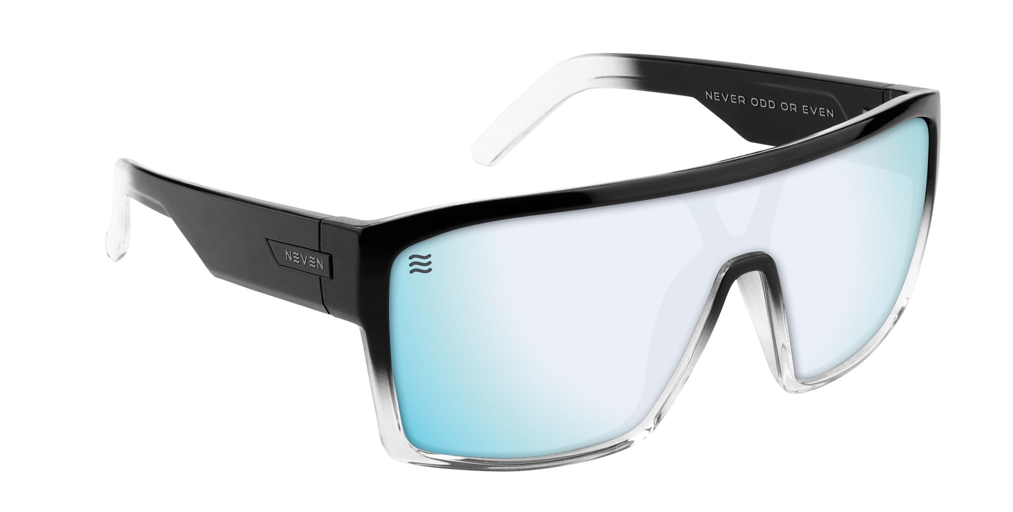 Inlet Black Rectangular polarized sunglasses from Neven Eyewear.