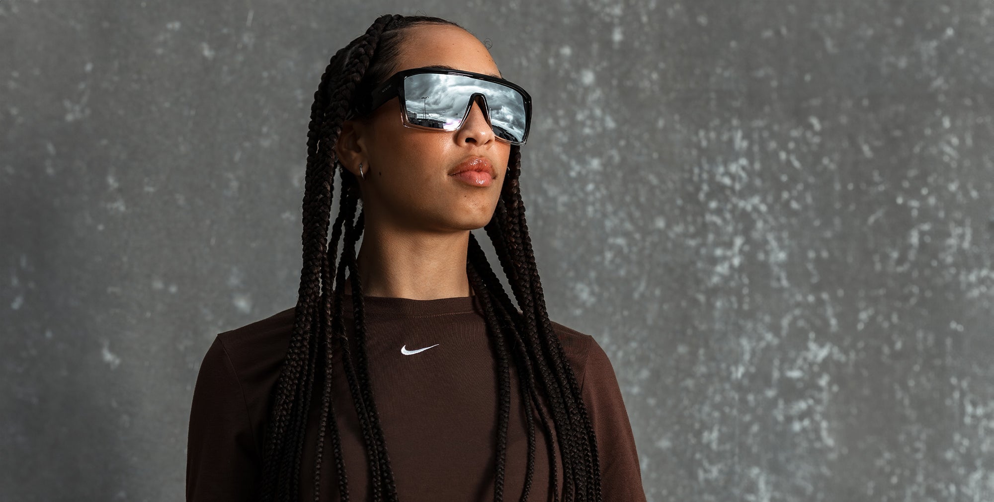 Inlet Black Rectangular polarized sunglasses from Neven Eyewear.