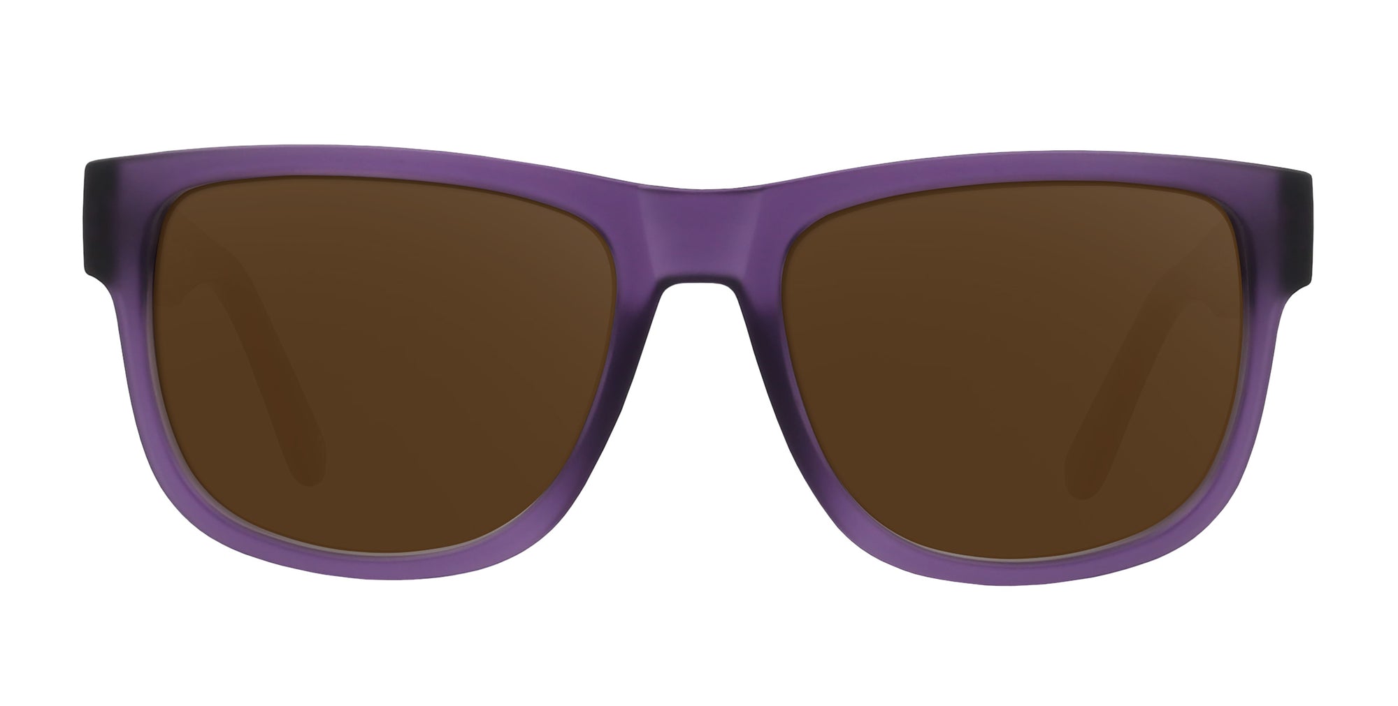 Ella Purple rectangular prescription glasses from Neven Eyewear.