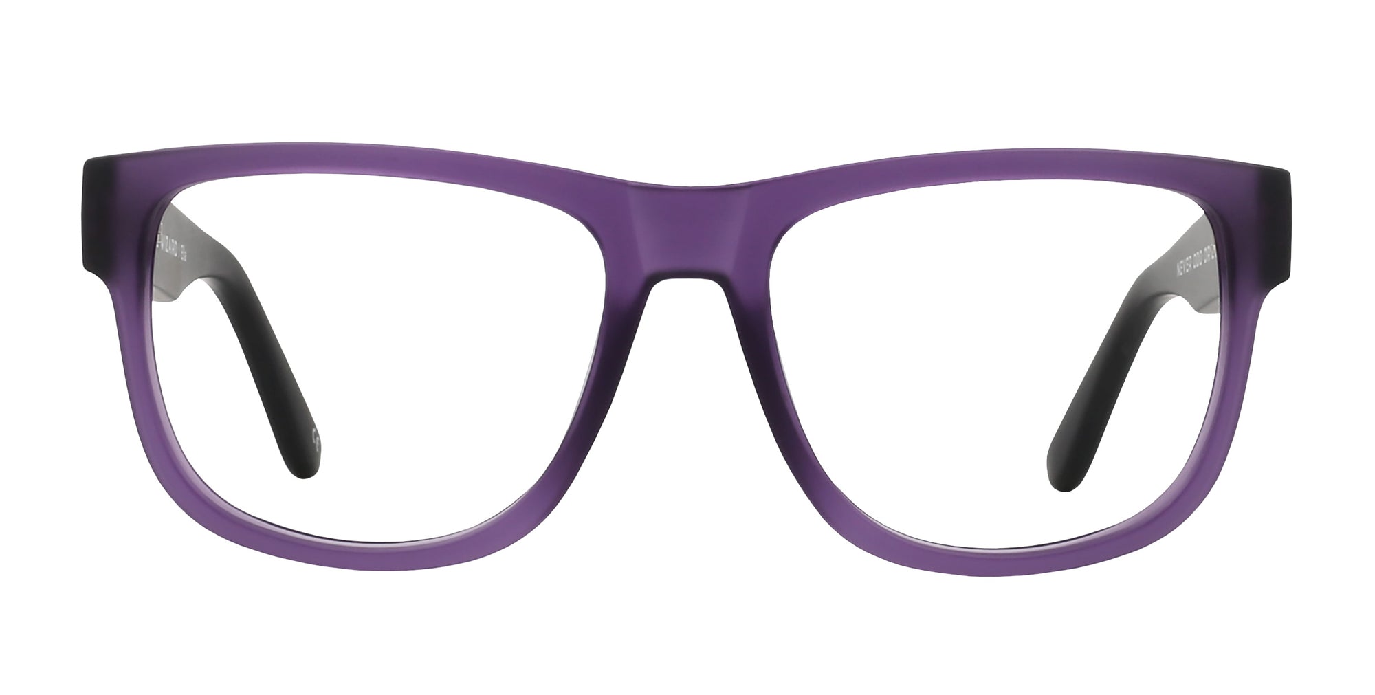 Ella Purple rectangular prescription glasses from Neven Eyewear.