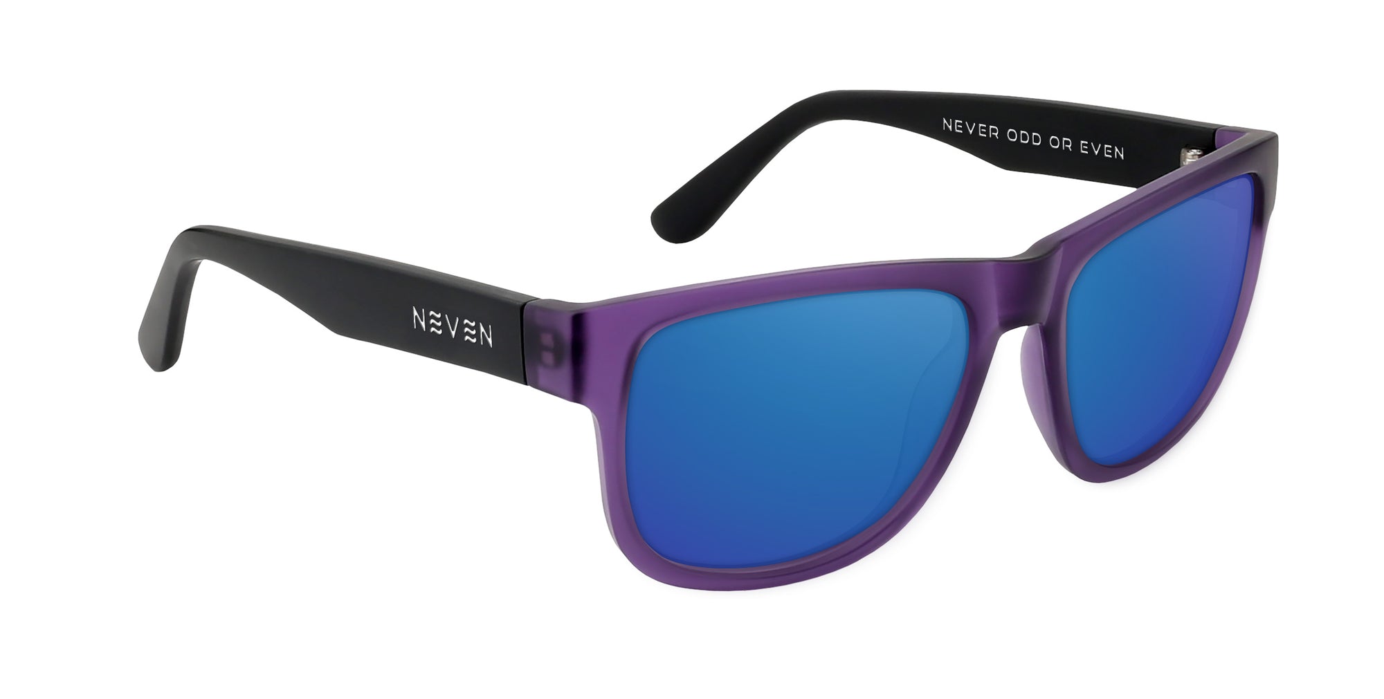 Ella Purple rectangular prescription glasses from Neven Eyewear.
