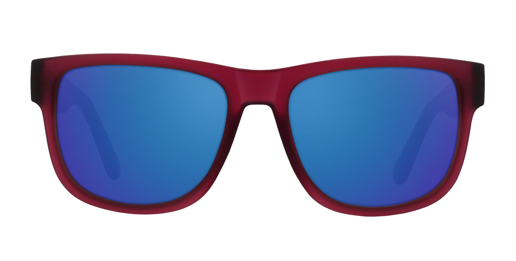 Plasma Red/Black Rectangular Prescription Glasses from Neven Eyewear.