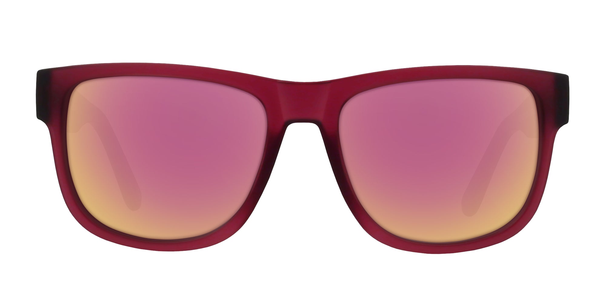 Plasma Red/Black Rectangular Prescription Glasses from Neven Eyewear.