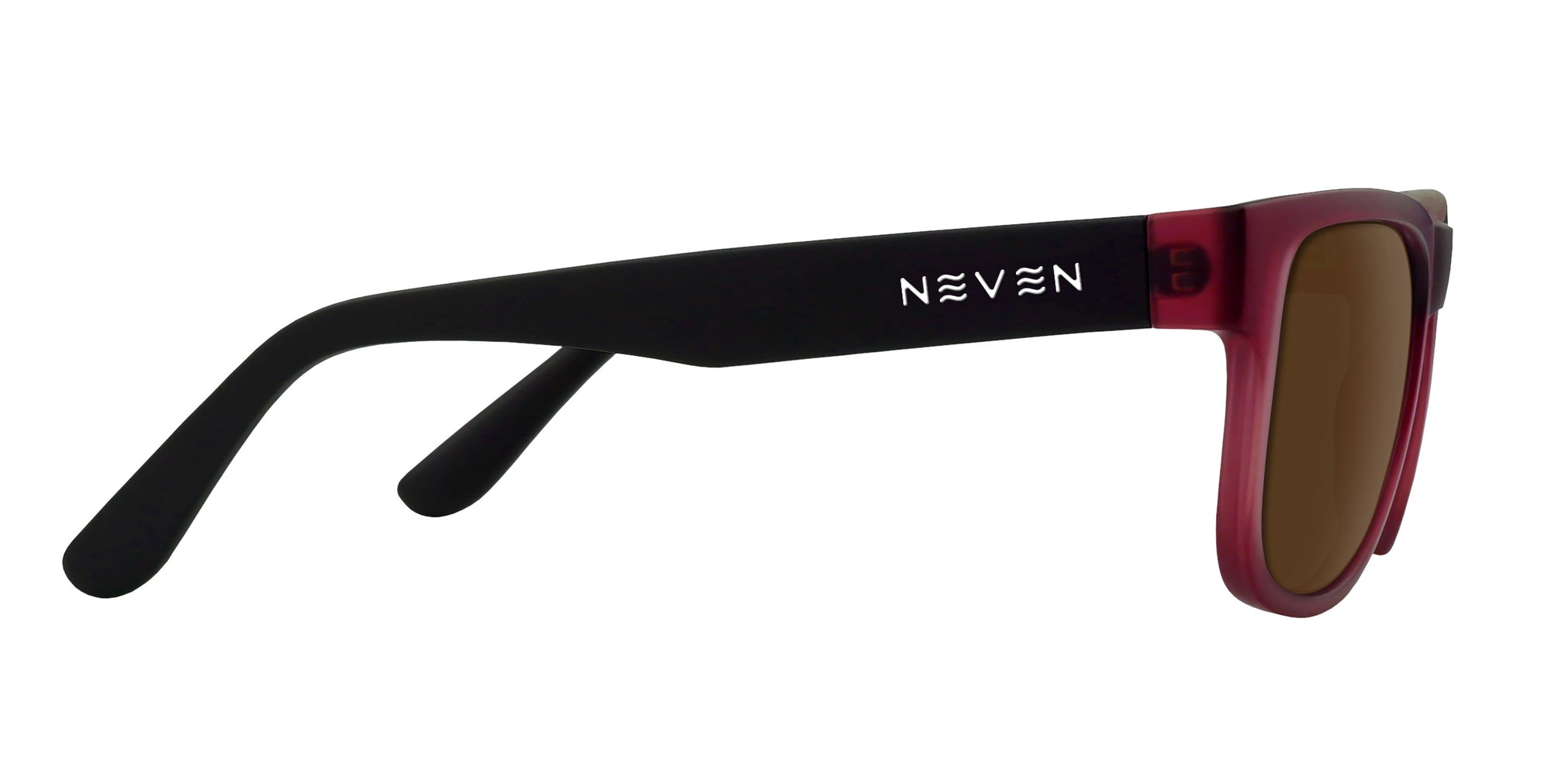 Plasma Red/Black Rectangular Prescription Glasses from Neven Eyewear.