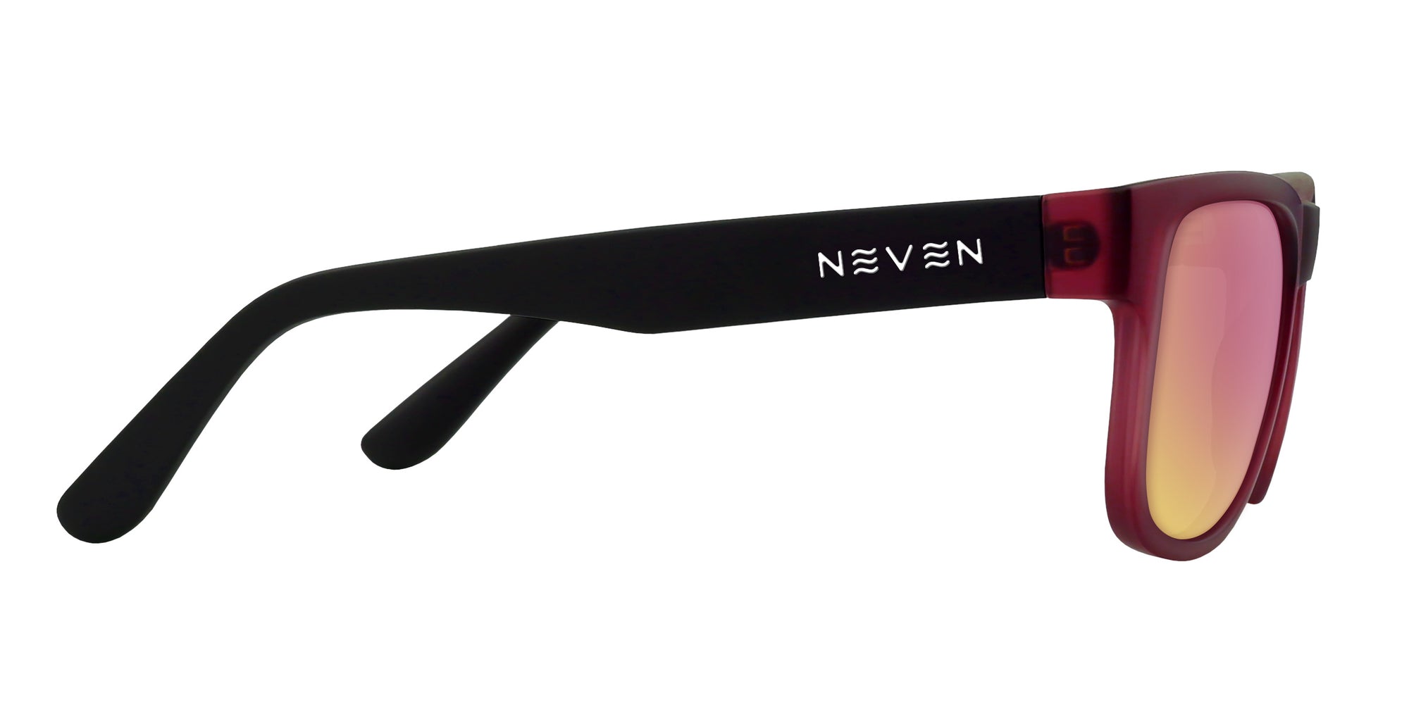 Plasma Red/Black Rectangular Prescription Glasses from Neven Eyewear.