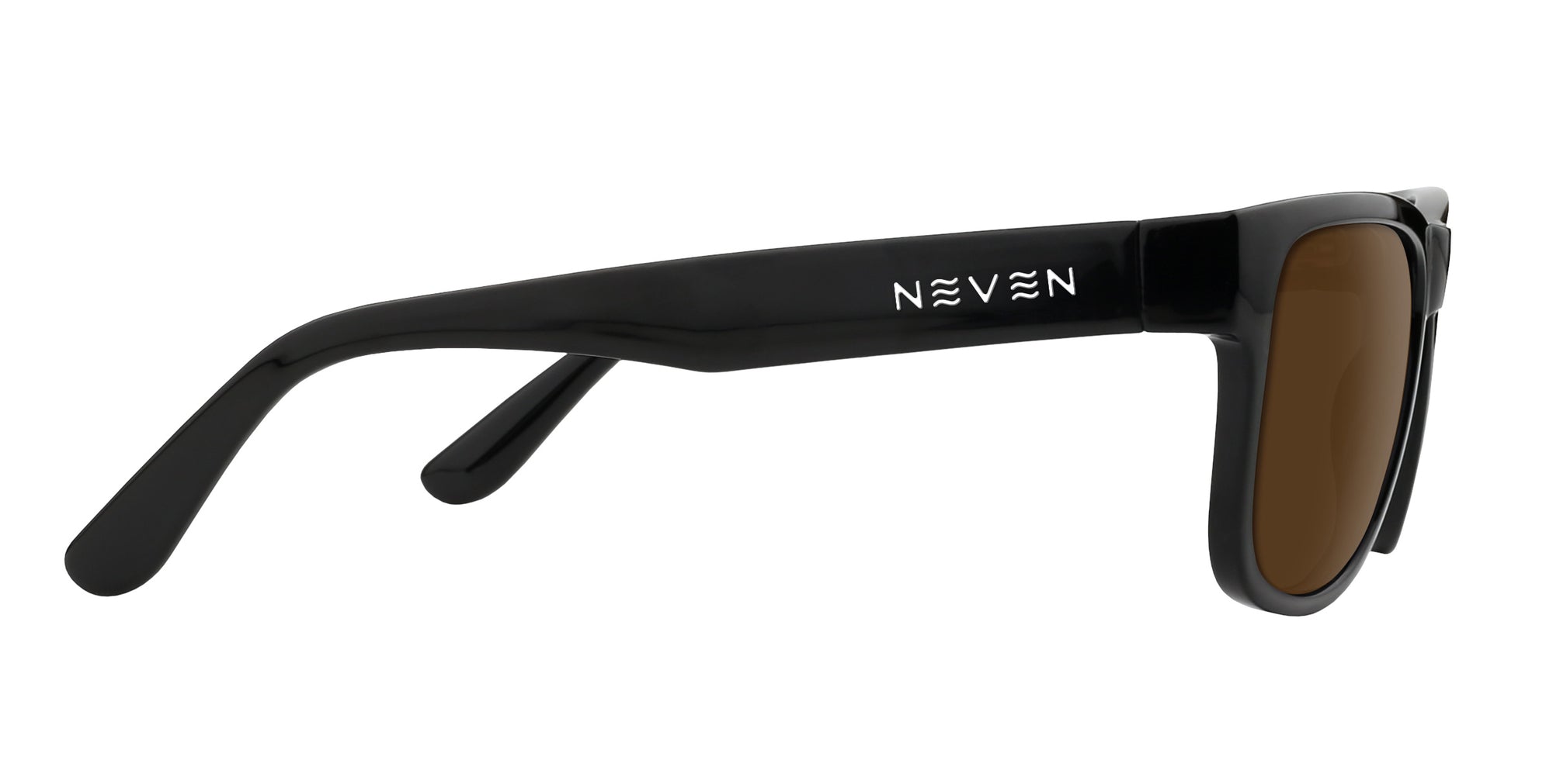 Sade black rectangular prescription glasses from Neven Eyewear.