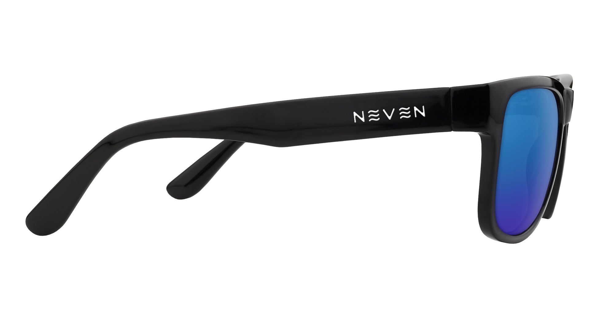 Sade black rectangular prescription glasses from Neven Eyewear.