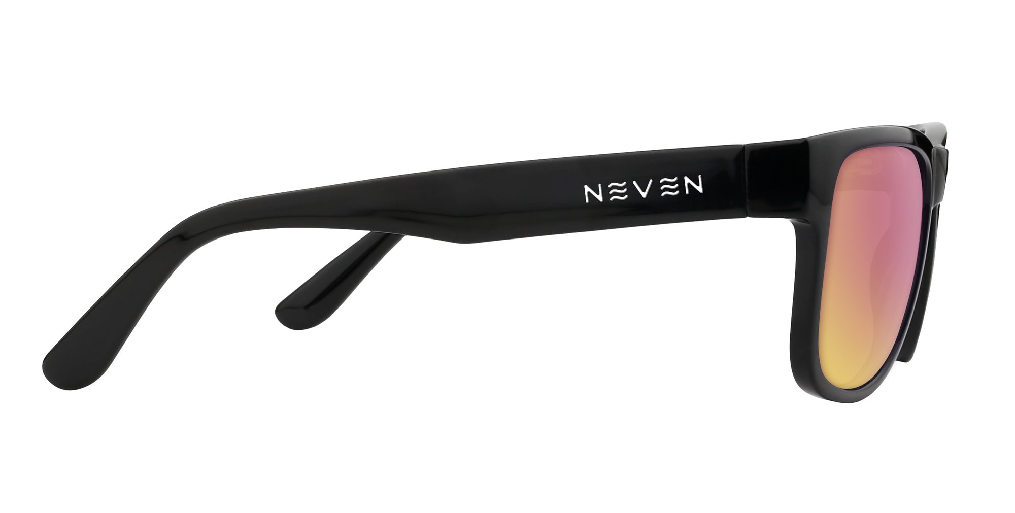 Sade black rectangular prescription glasses from Neven Eyewear.