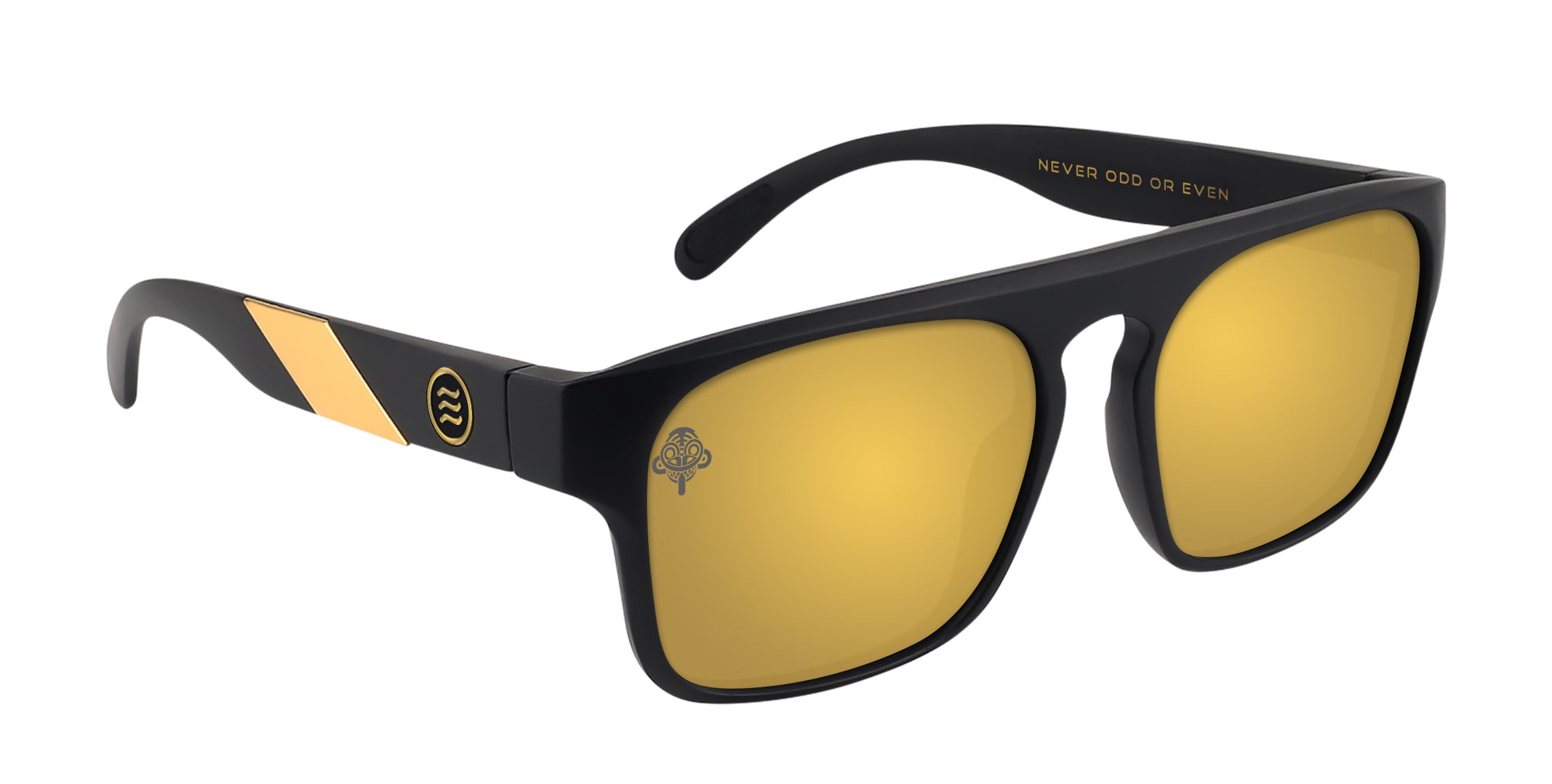 Golden Banana Black polarized sunglasses from Neven Eyewear Pair Name: Golden Banana Frame Shape: Not specified.
