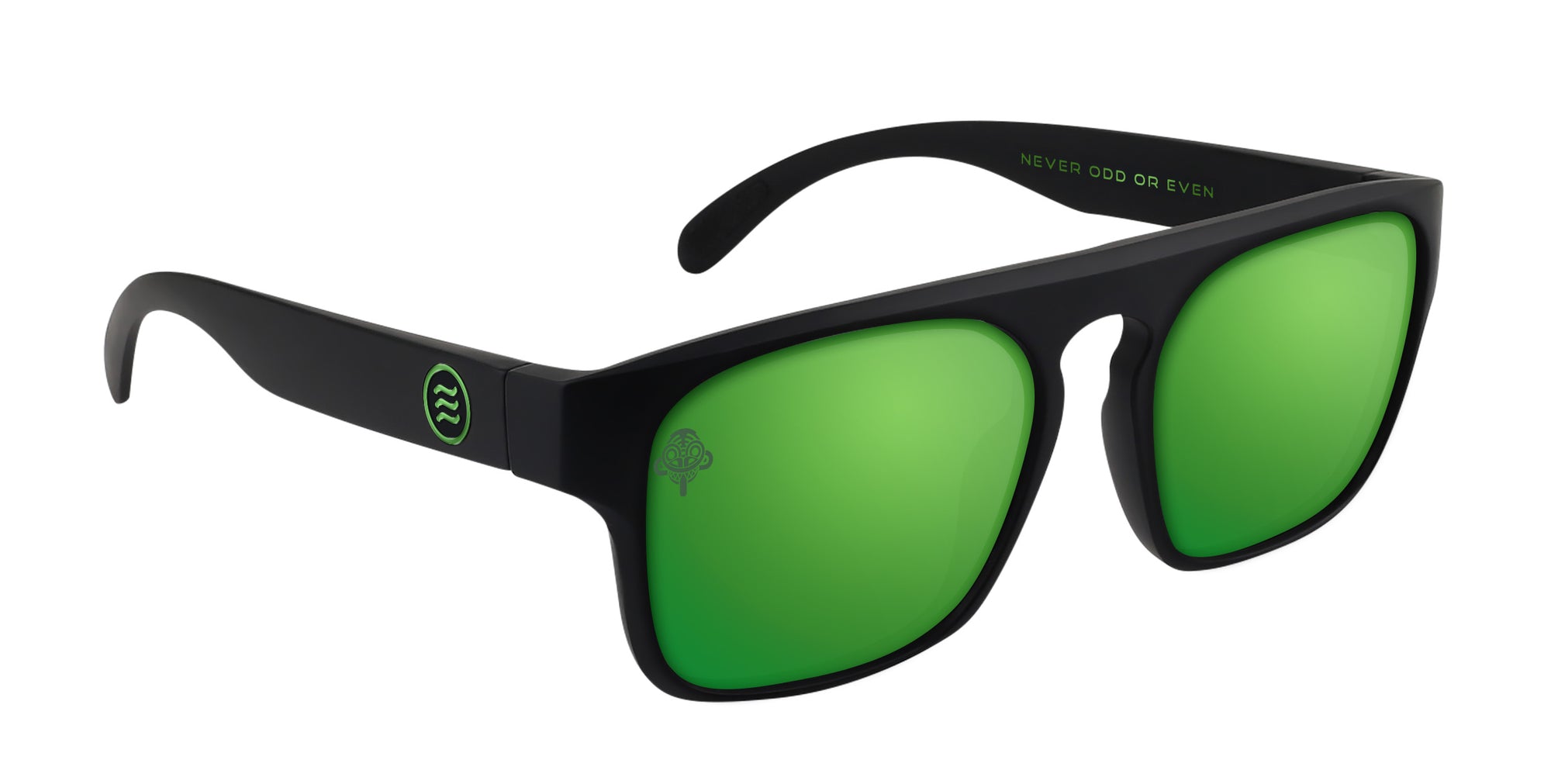 Primatology black sunglasses polarized sunglasses from Neven Eyewear Pair name: Primatology Frame shape: sunglasses.
