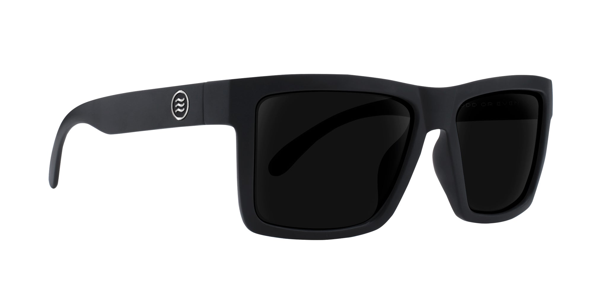 Black sunglasses with standard lenses