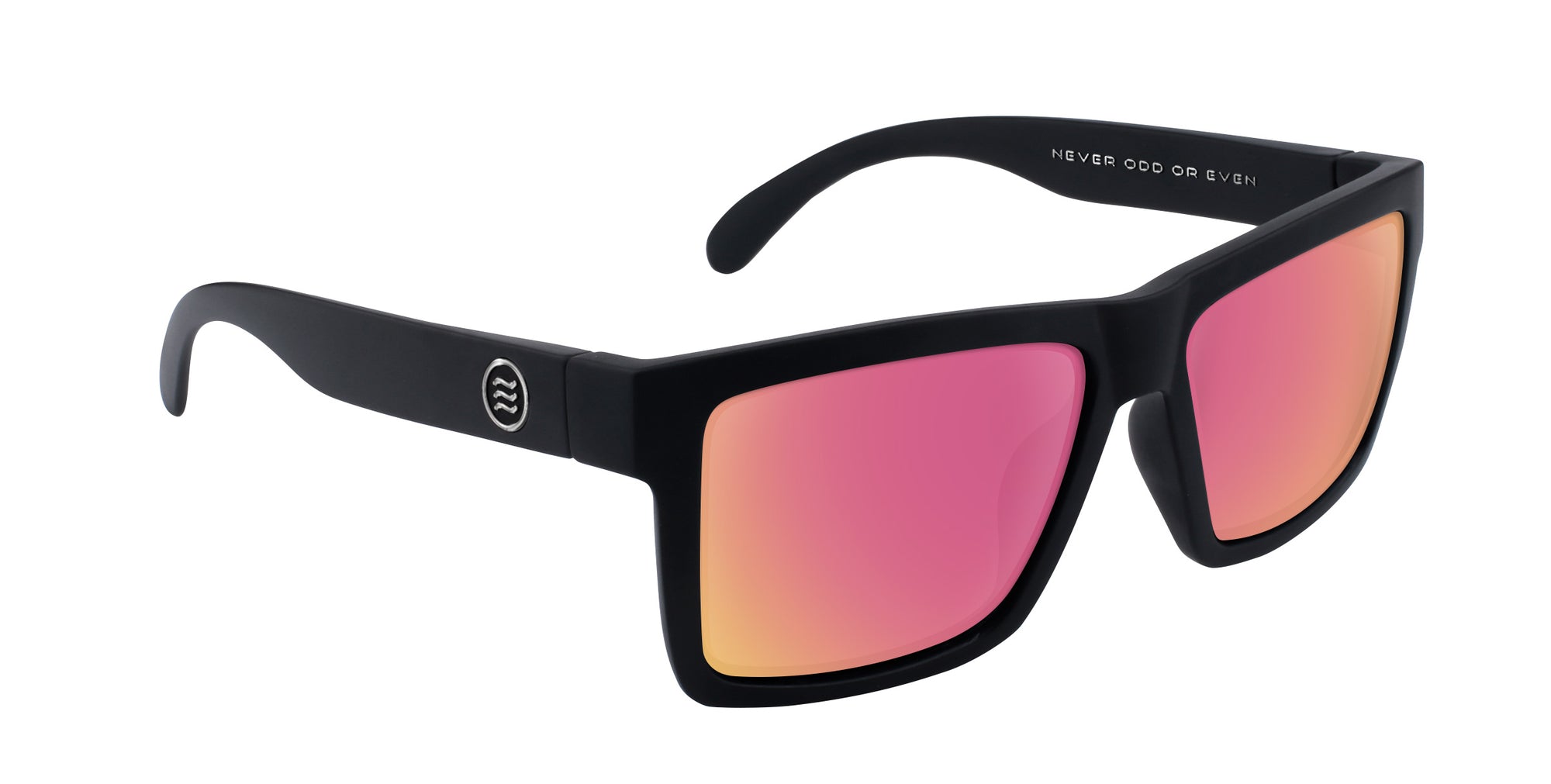 Ace Black Rectangular prescription glasses from Neven Eyewear.
