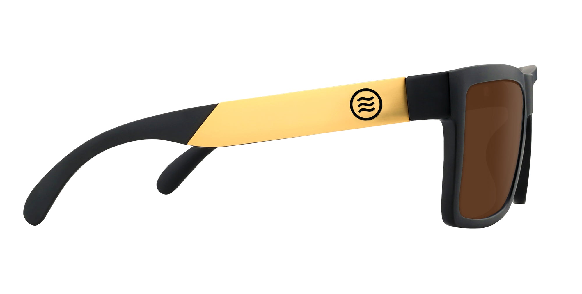 Prospector Black/yellow rectangle prescription glasses from Neven Eyewear.