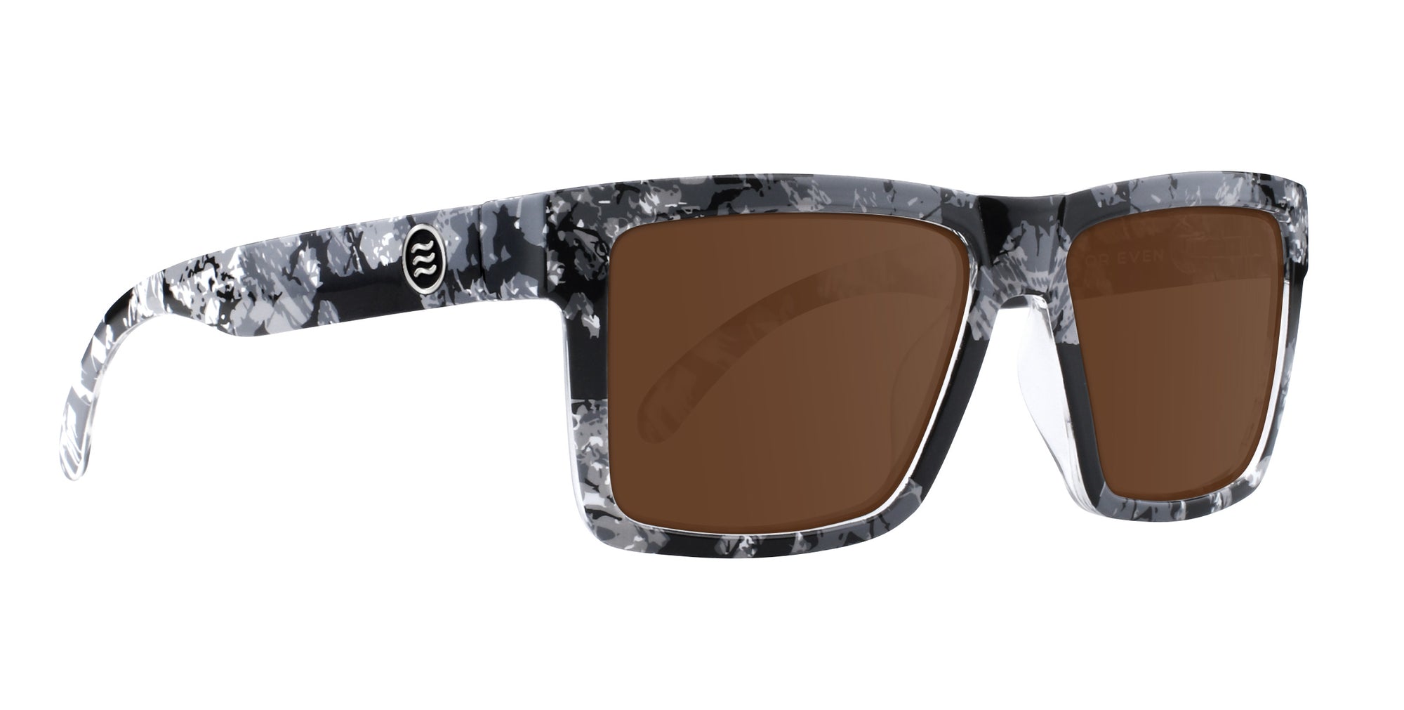 South Shore Black/white marbled rectangular prescription glasses from Neven Eyewear.