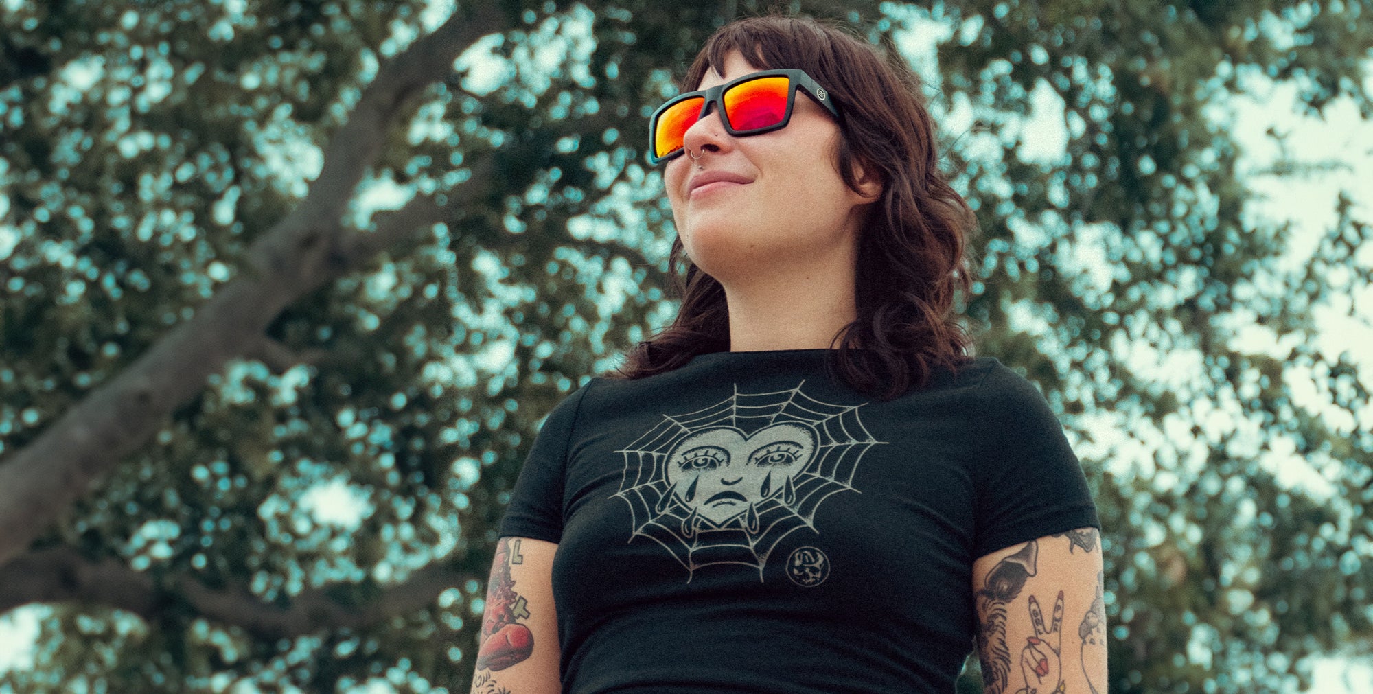 Supernova Black Square polarized sunglasses from Neven Eyewear.