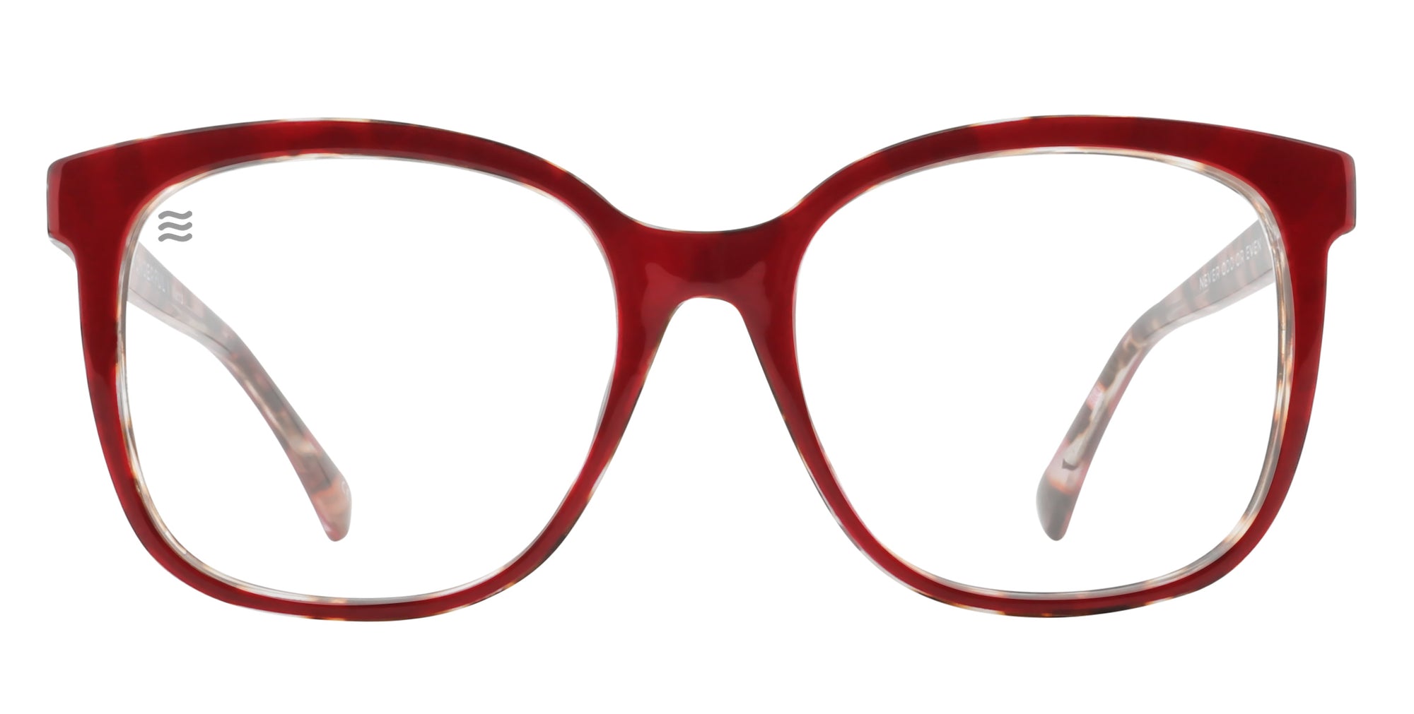Watts Bordeaux Rectangular prescription glasses from Neven Eyewear.