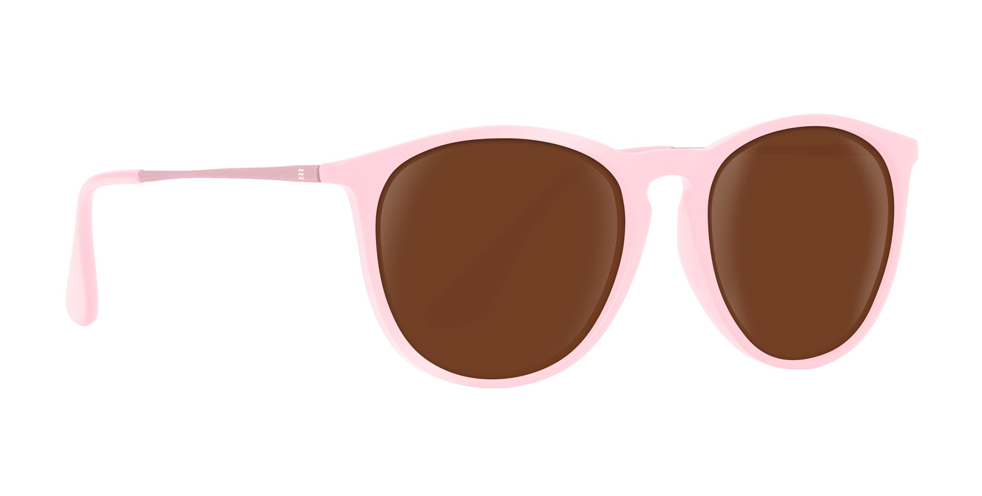 Dreamy Pink Round Polarized Sunglasses from Neven Eyewear.