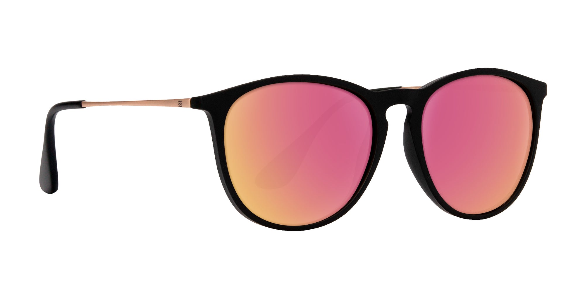 Goldie Lux black round prescription glasses from Neven Eyewear.