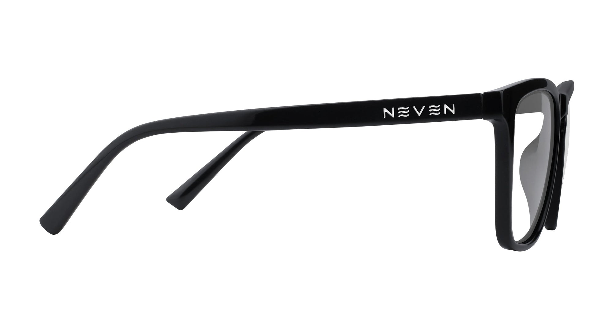 Nix Black Rectangular prescription glasses from Neven Eyewear.
