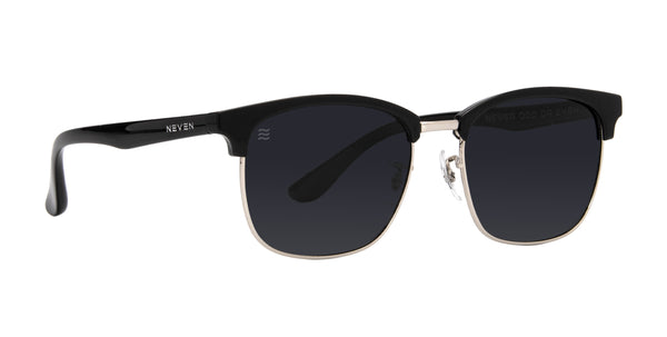 Neven Highland Bullet Black Frame Sunglasses Neven Highland Bullet Black Gold/Black Browline Polarized  main image 4