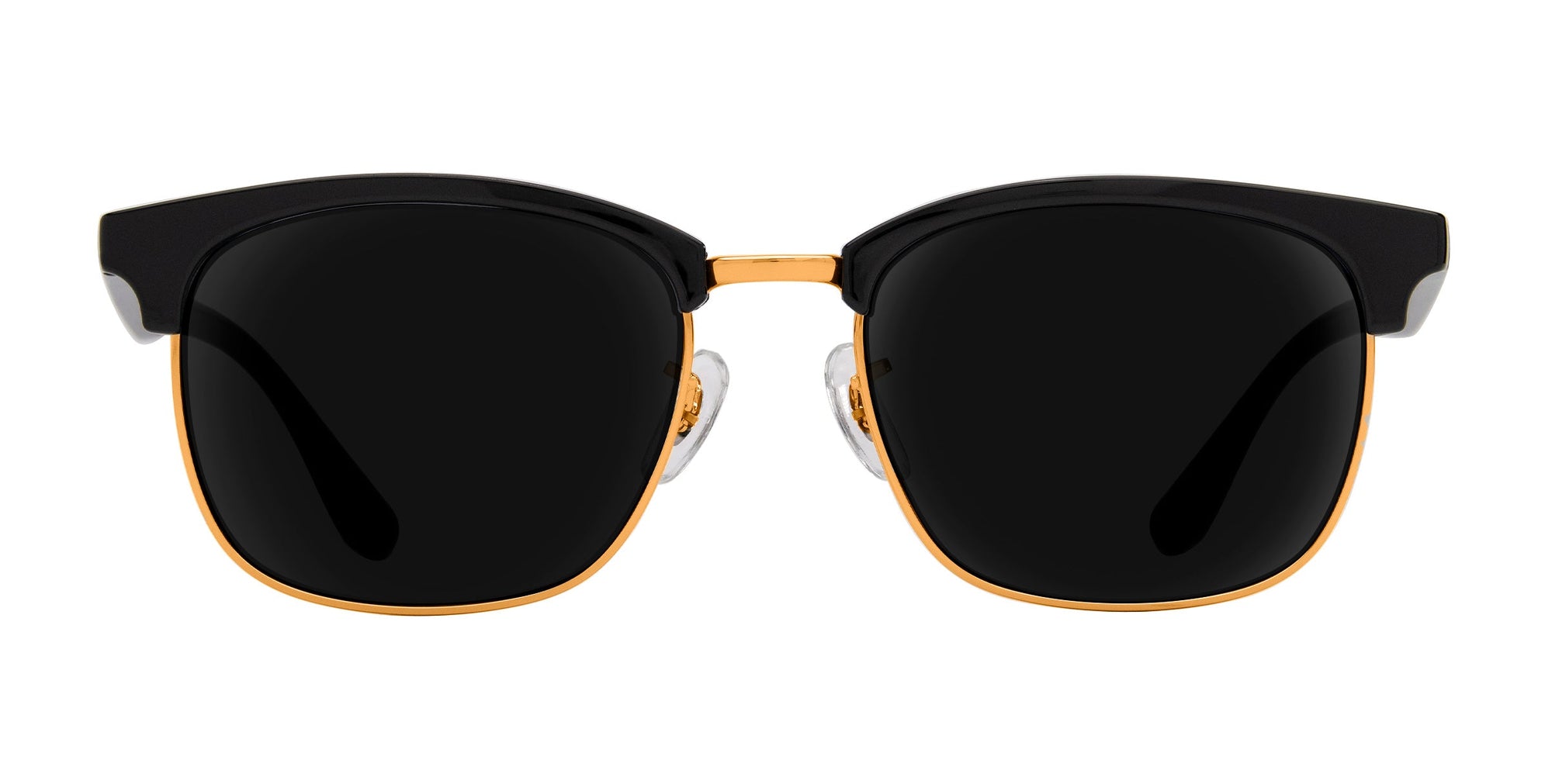 Gold Rush black rectangular prescription glasses from Neven Eyewear.