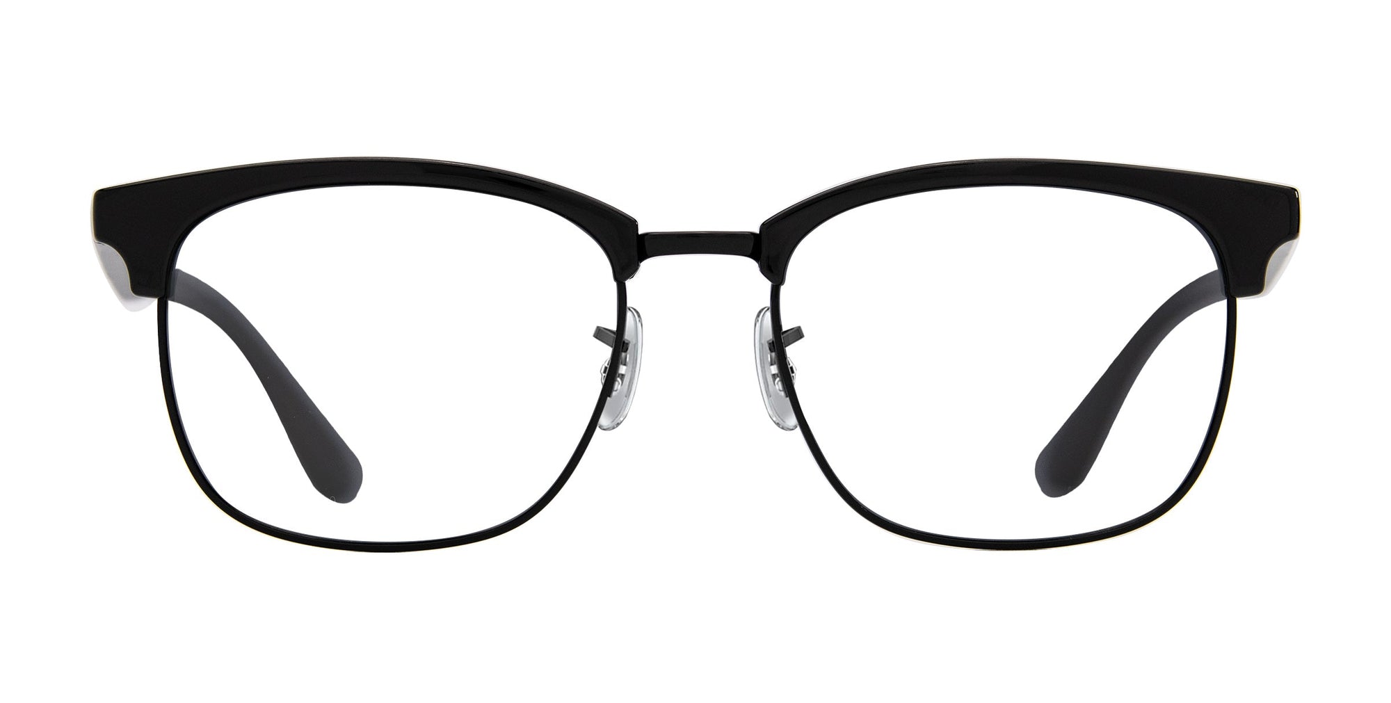Stealth Black Rectangle prescription glasses from Neven Eyewear.