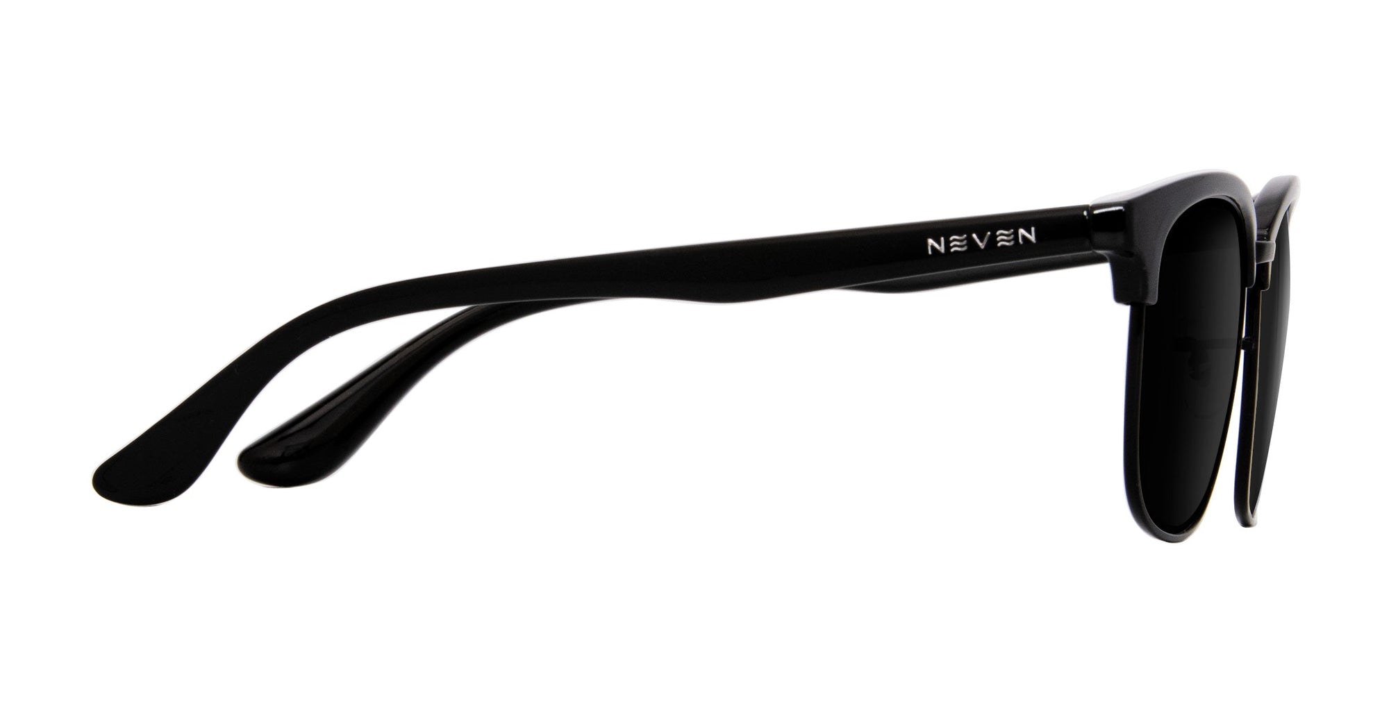 Stealth Black Rectangle prescription glasses from Neven Eyewear.