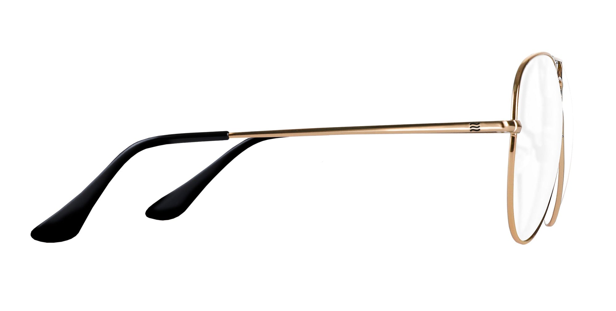 Goose Gold Aviators prescription glasses from Neven Eyewear.