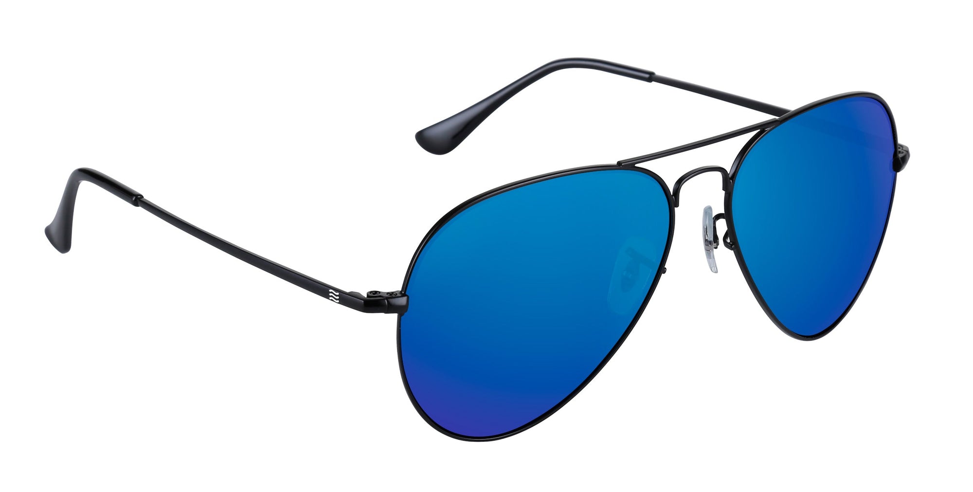 Nightfall Black Aviator prescription glasses from Neven Eyewear.