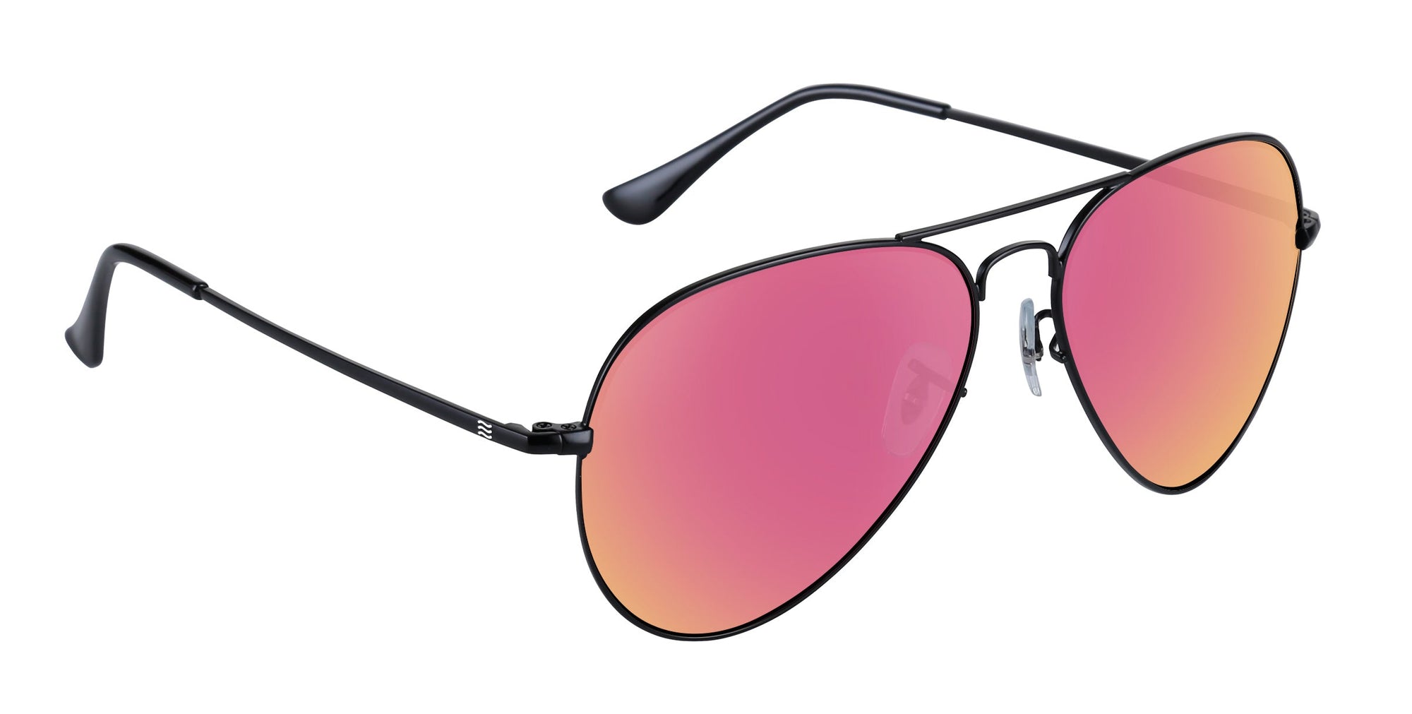 Nightfall Black Aviator prescription glasses from Neven Eyewear.