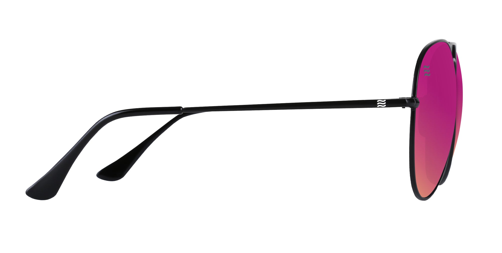 Space Coast Black Aviators polarized sunglasses from Neven Eyewear.
