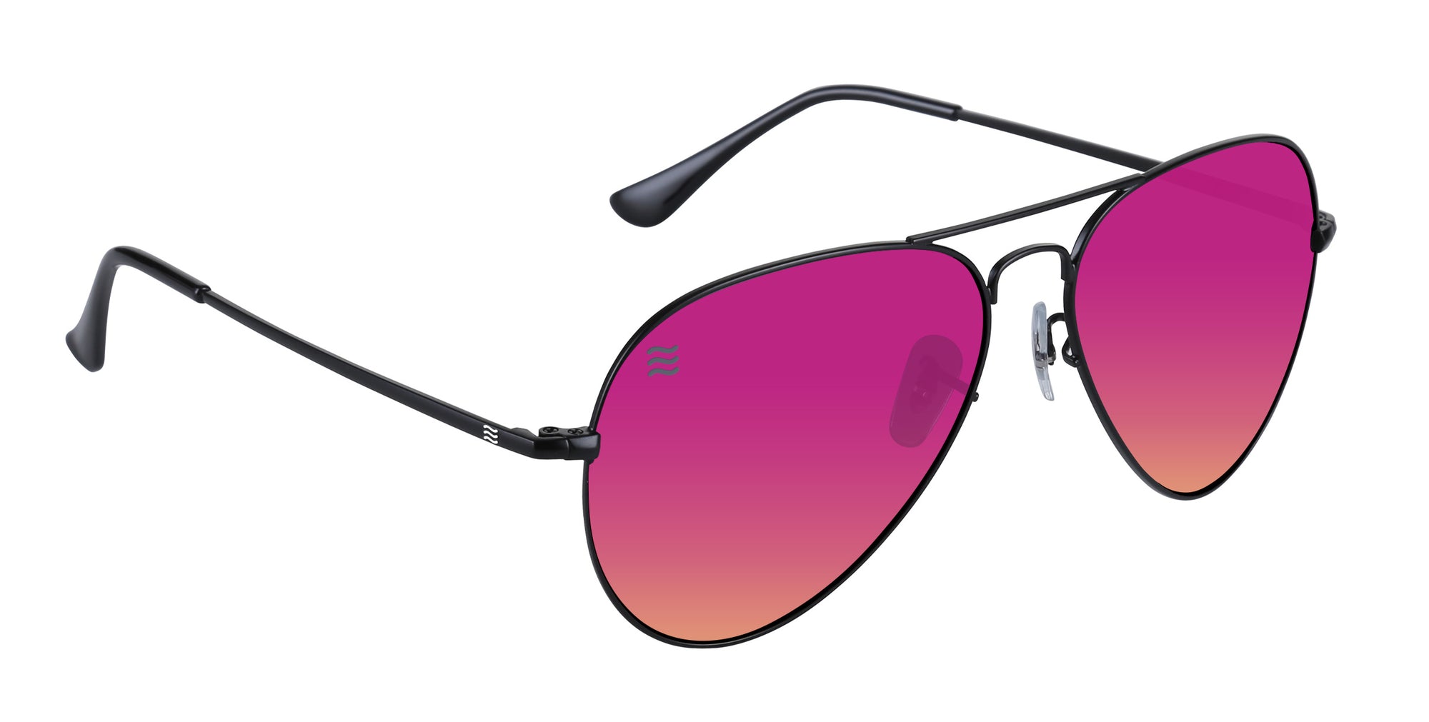 Space Coast Black Aviators polarized sunglasses from Neven Eyewear.