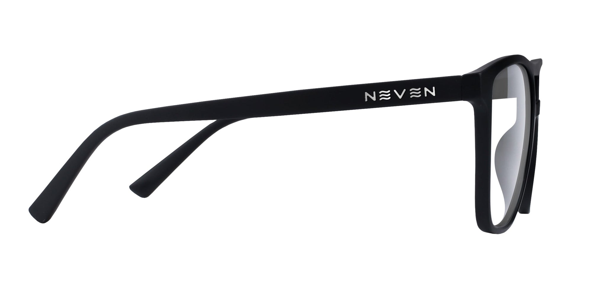Abyss Black Rectangular prescription glasses from Neven Eyewear.