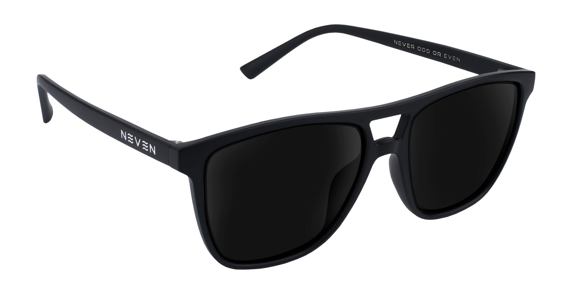 Abyss Black Rectangular prescription glasses from Neven Eyewear.