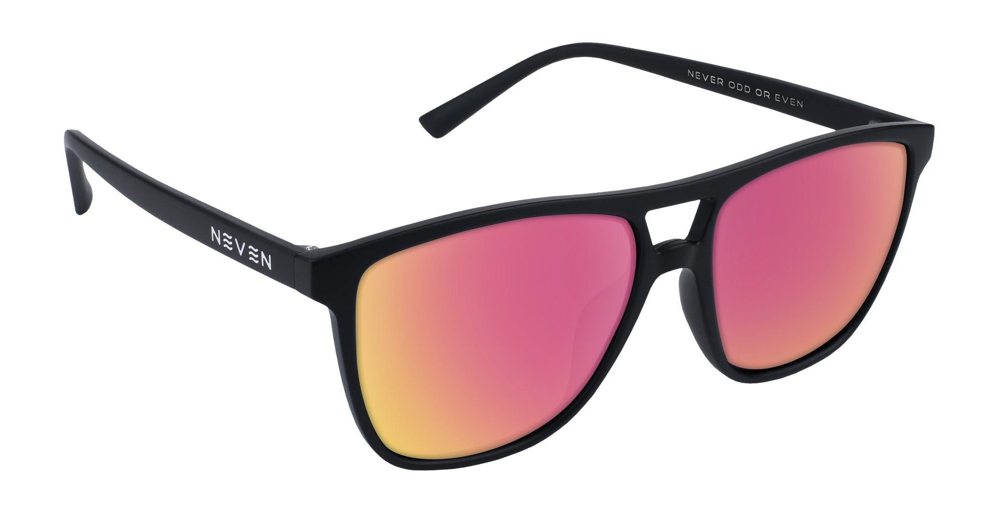 Abyss Black Rectangular prescription glasses from Neven Eyewear.