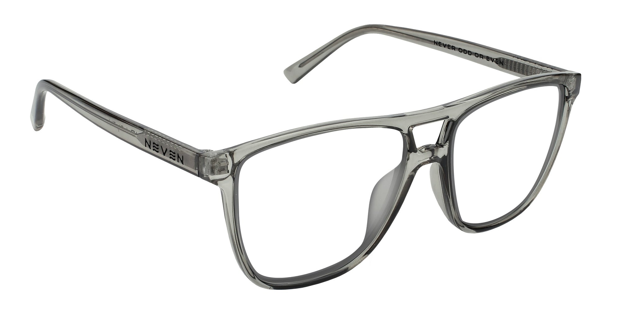 Rip Tide Clear Square prescription glasses from Neven Eyewear.