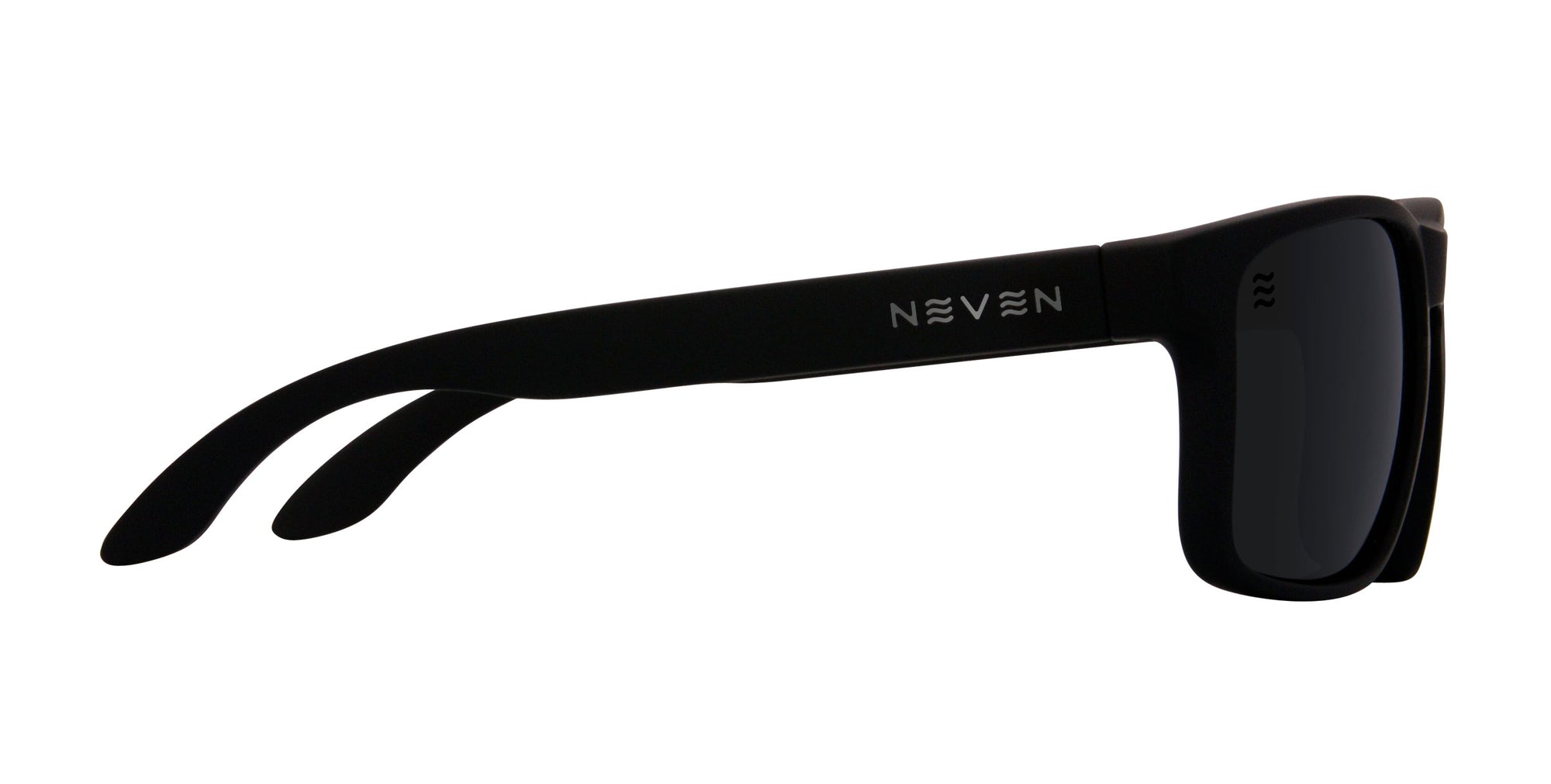 Doom Black Rectangular polarized sunglasses from Neven Eyewear.