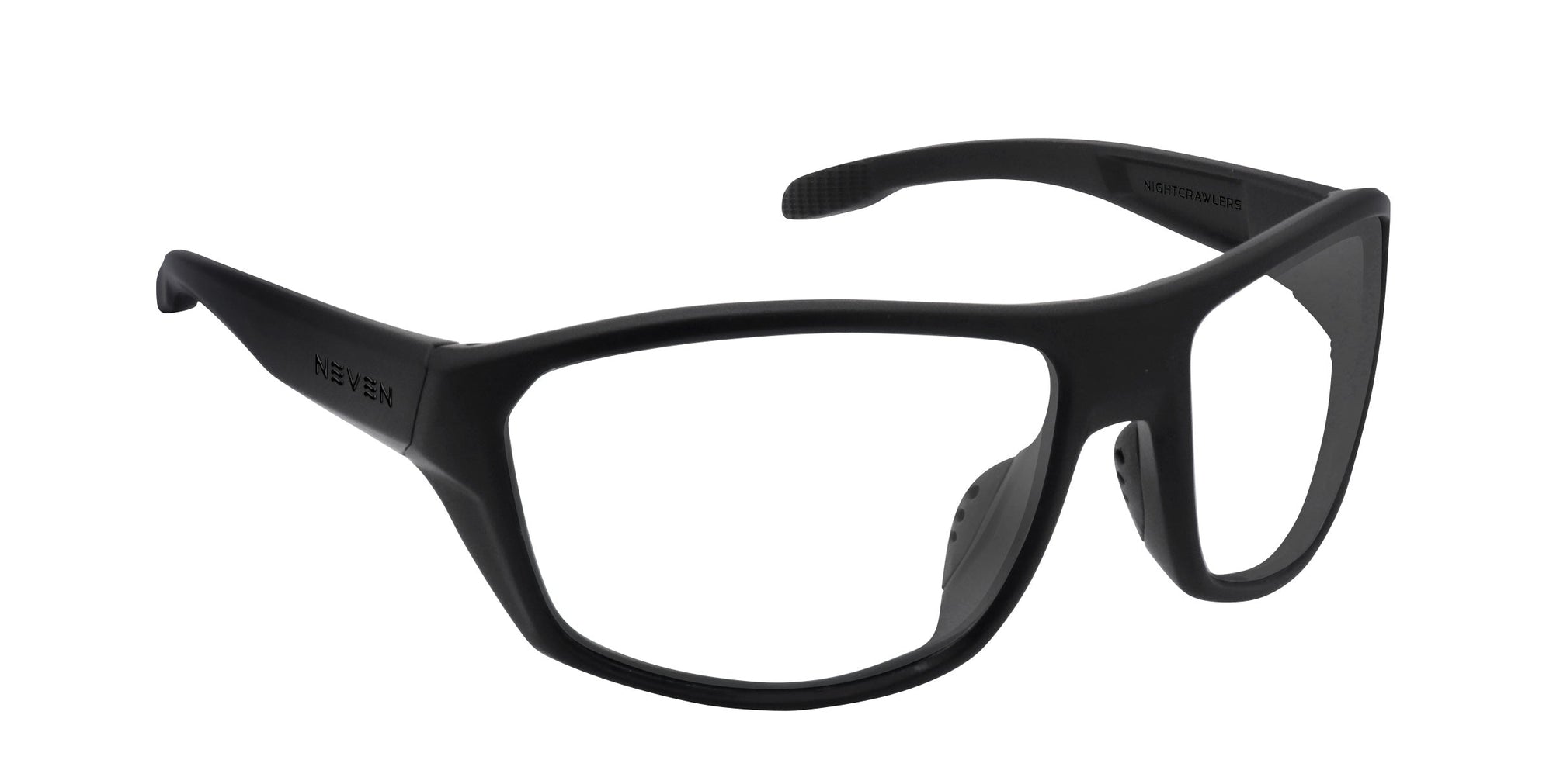 Raritan black wraparound polarized sunglasses from Neven Eyewear.