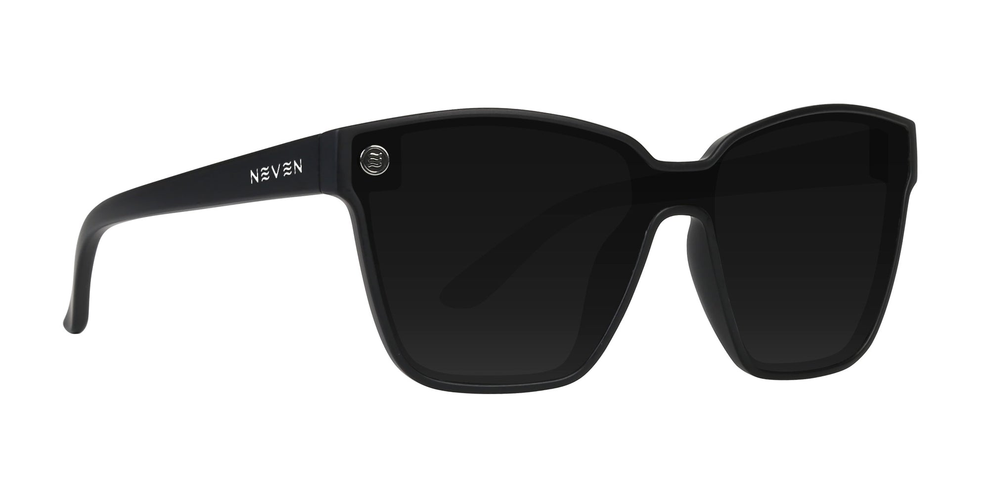 Atlantis Black Cat Eye Polarized Sunglasses with UV400 protection and polarized lenses.